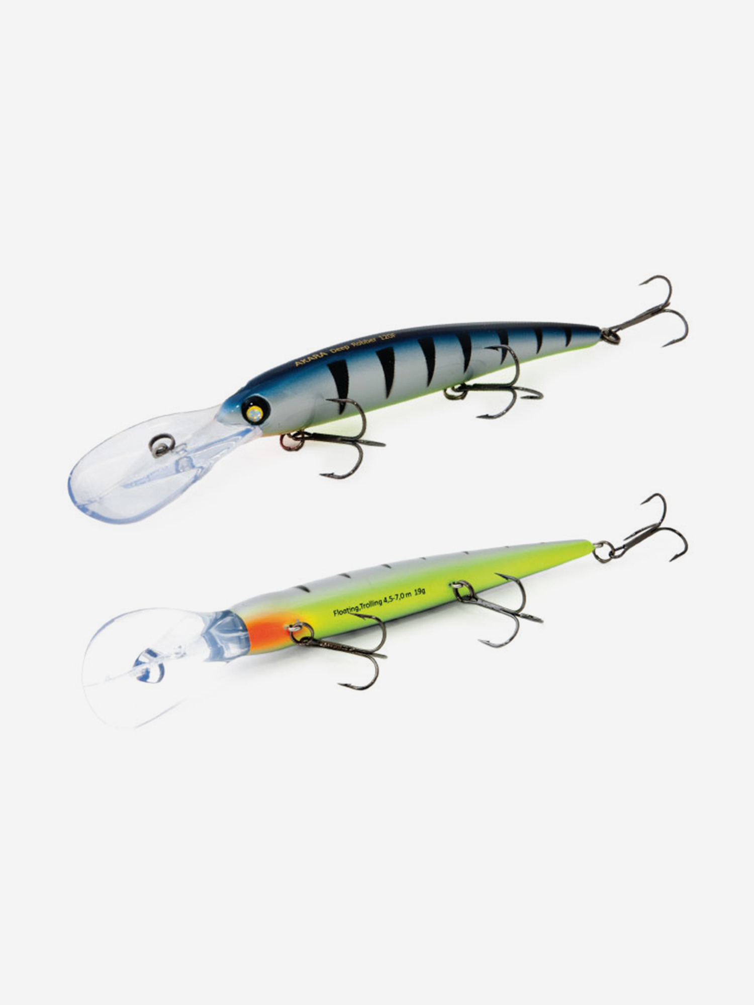 

Воблер Akara Deep Robber 120F 19 гр. (2/3 oz 4,7 in) A26, Мультицвет