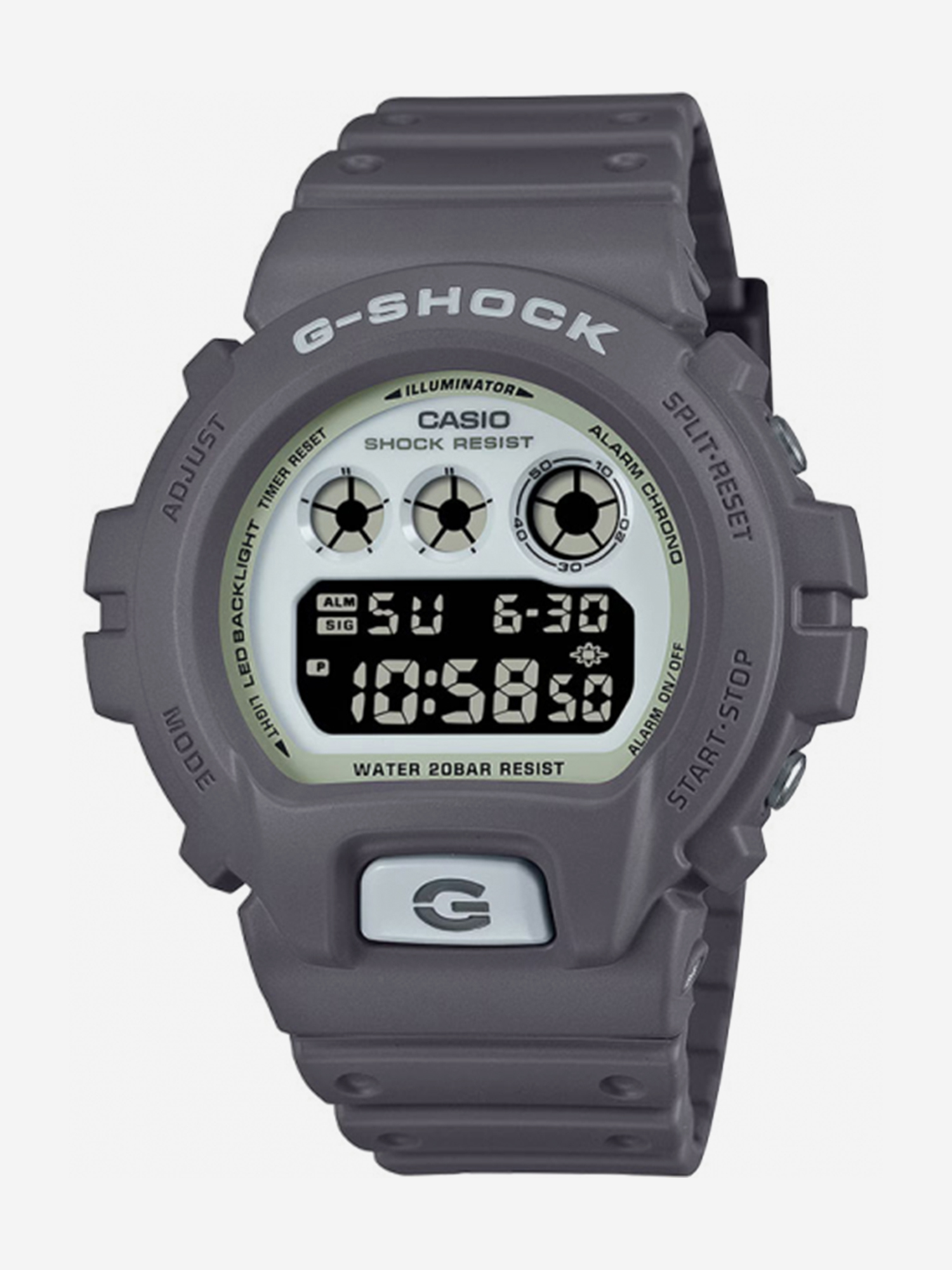 

Спортивные часы Casio DW-6900HD-8E, Серый
