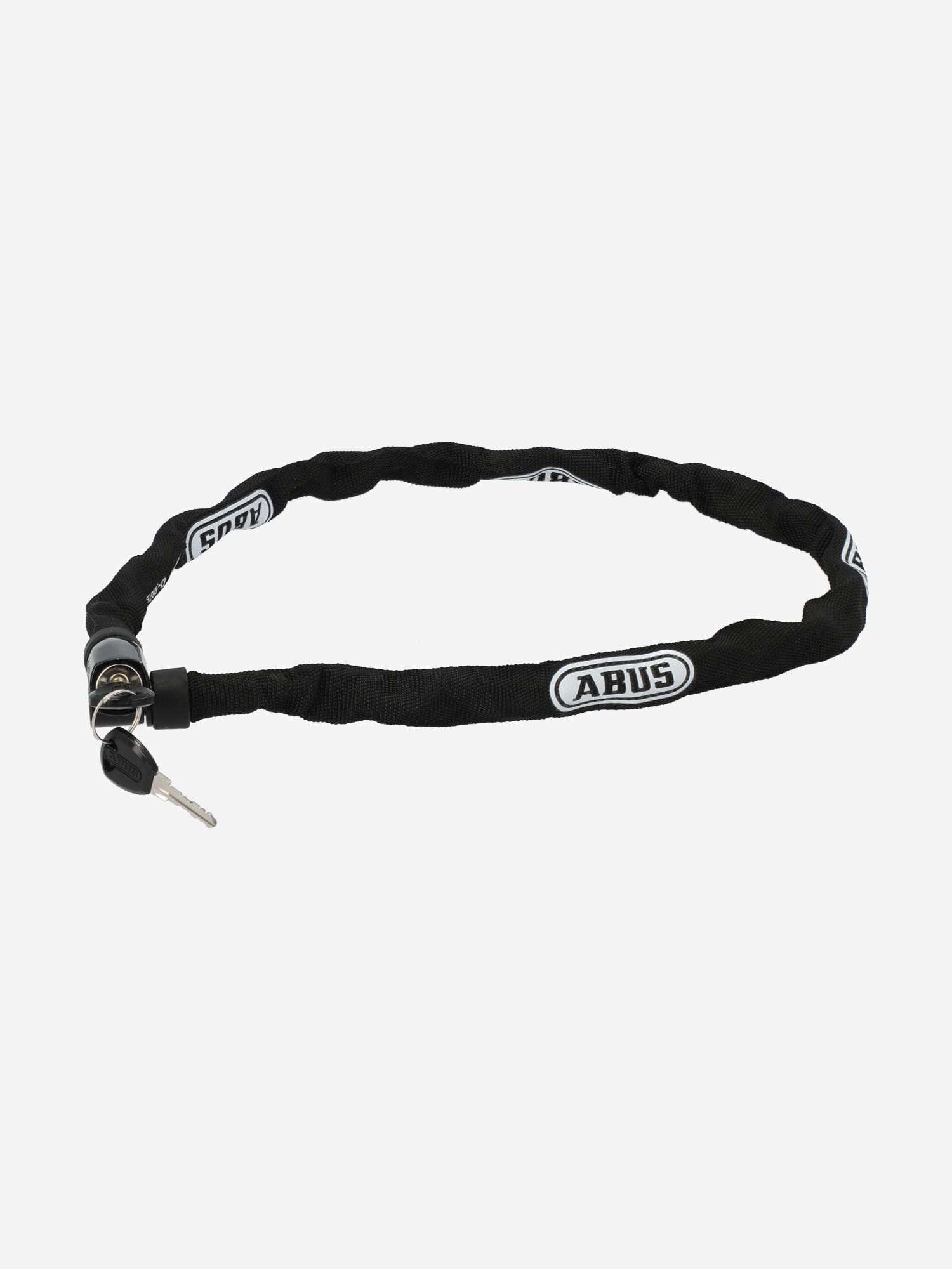 

Замок велосипедный с ключами Abus 4804 K/75 BK Steel-O-Chain, Черный