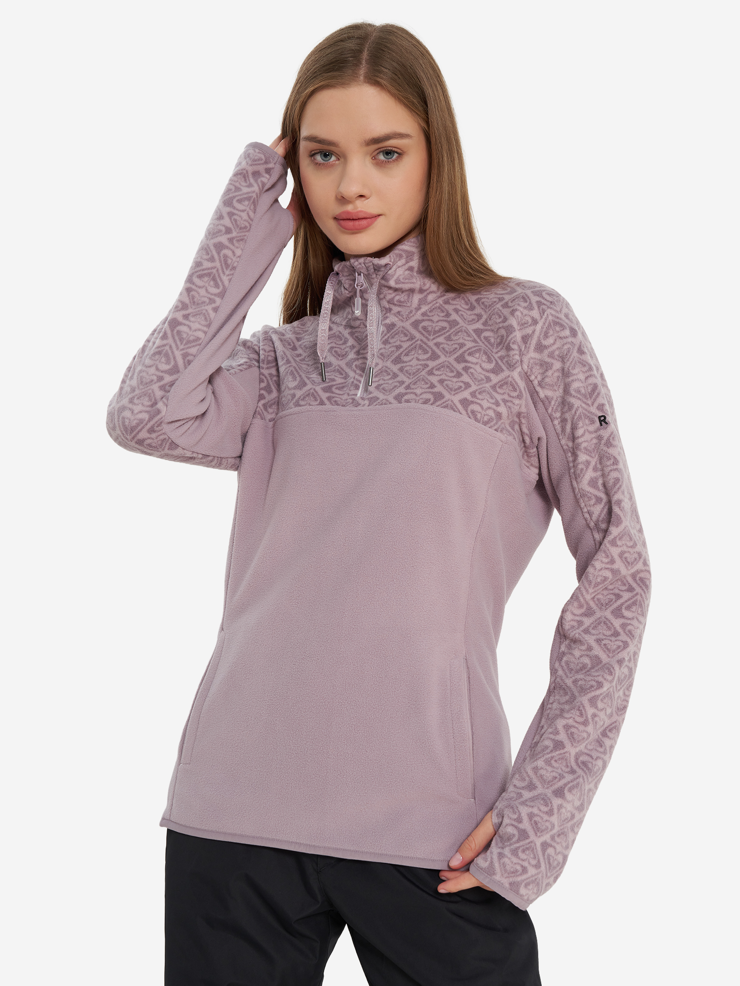 Джемпер флисовый Roxy Sayna, фиолетовый, арт. erjft04831r17-pjq2