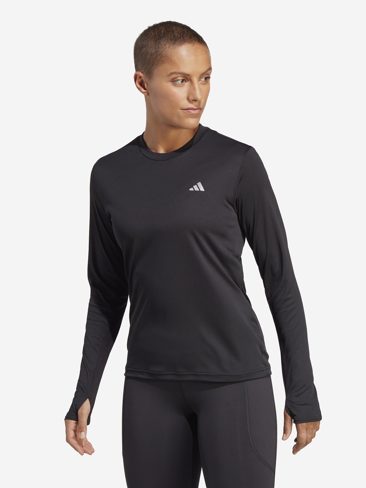 

Лонгслив женский adidas, Черный
