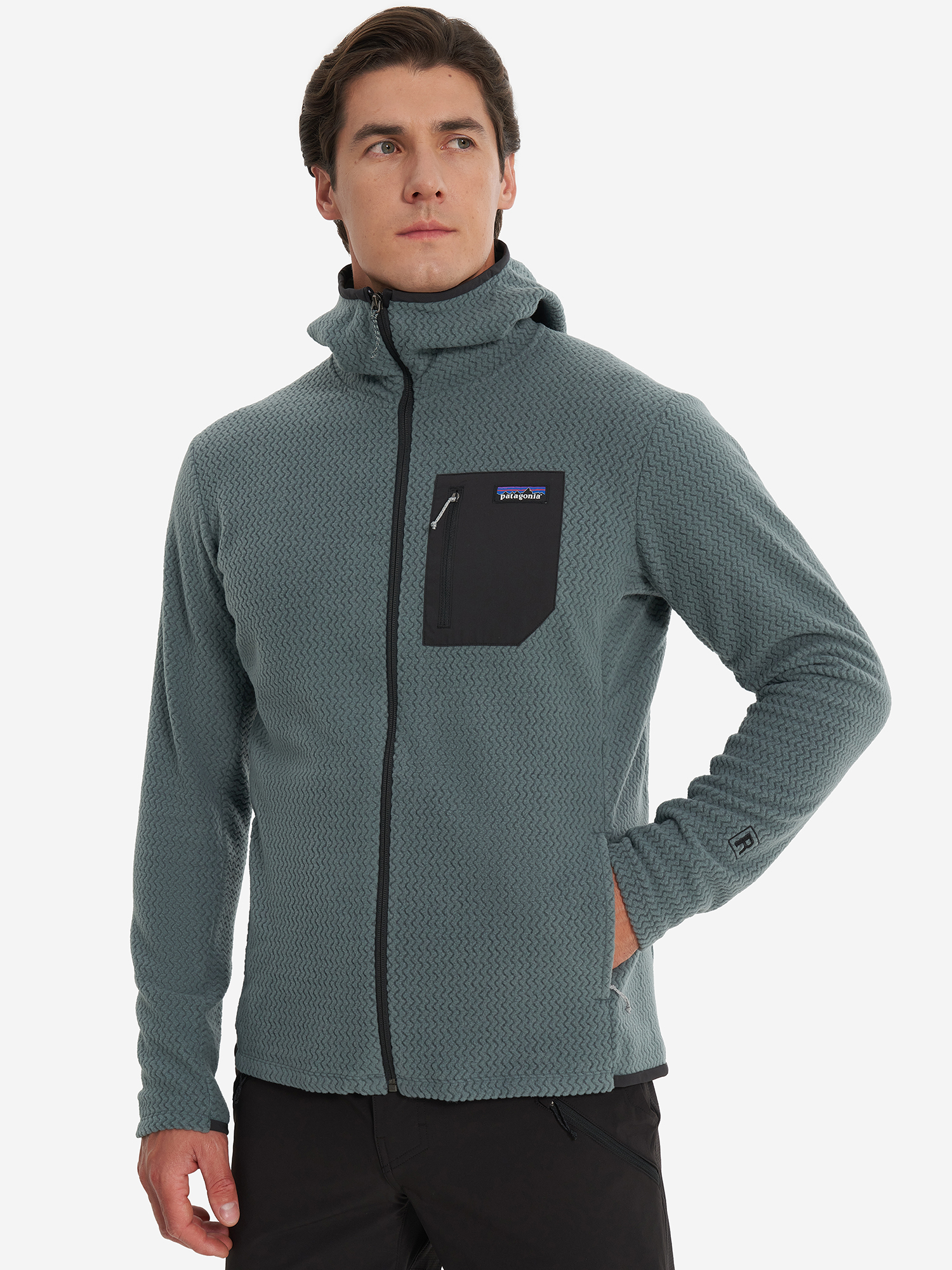 Джемпер флисовый мужской Patagonia Air, Зеленый