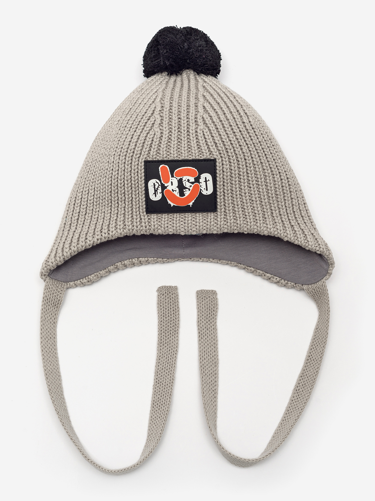 

Шапка демисезонная детская ORSO BIANCO, Серый