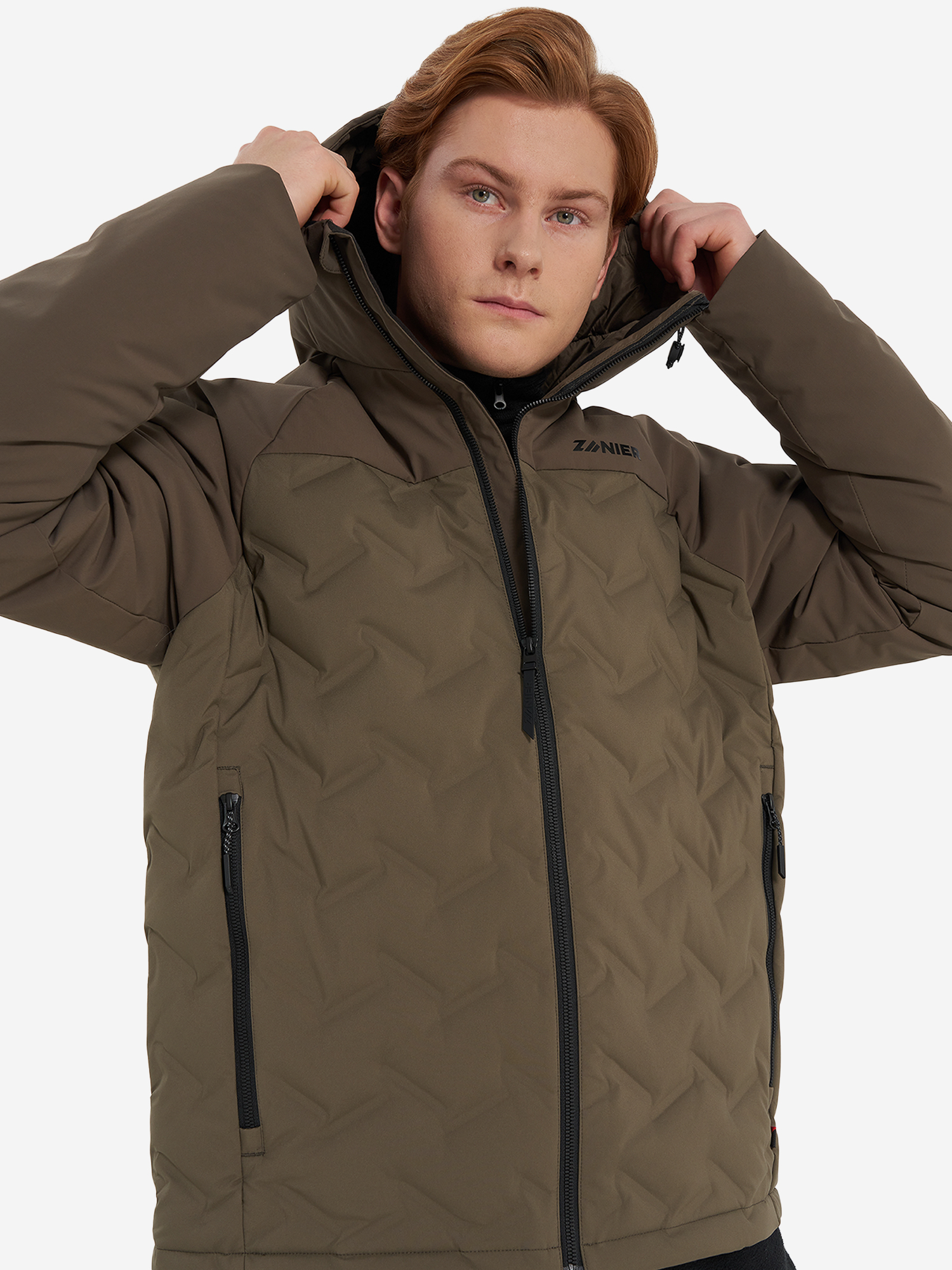 Пуховик мужской Zanier Коричневый 13999₽