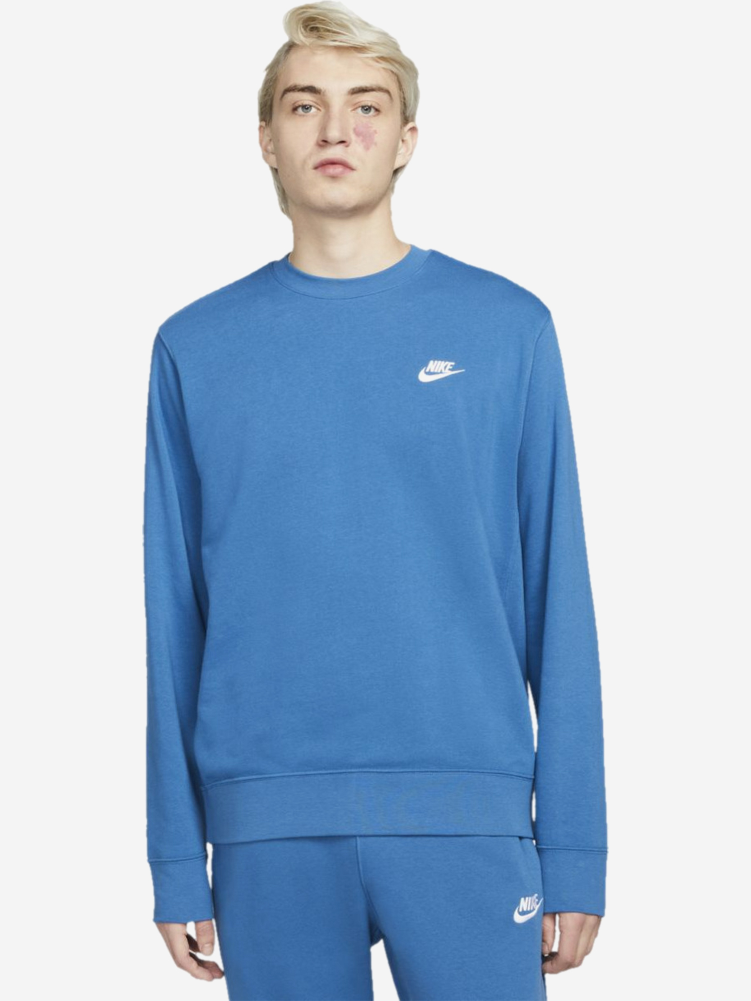 

Свитшот мужской Nike M NSW CLUB CRW FT, Синий