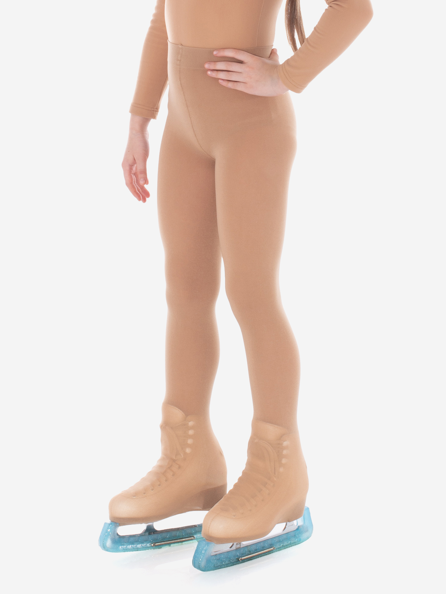 Изображение товара Колготки для фигурного катания, на ботинок Кристалсспорт
