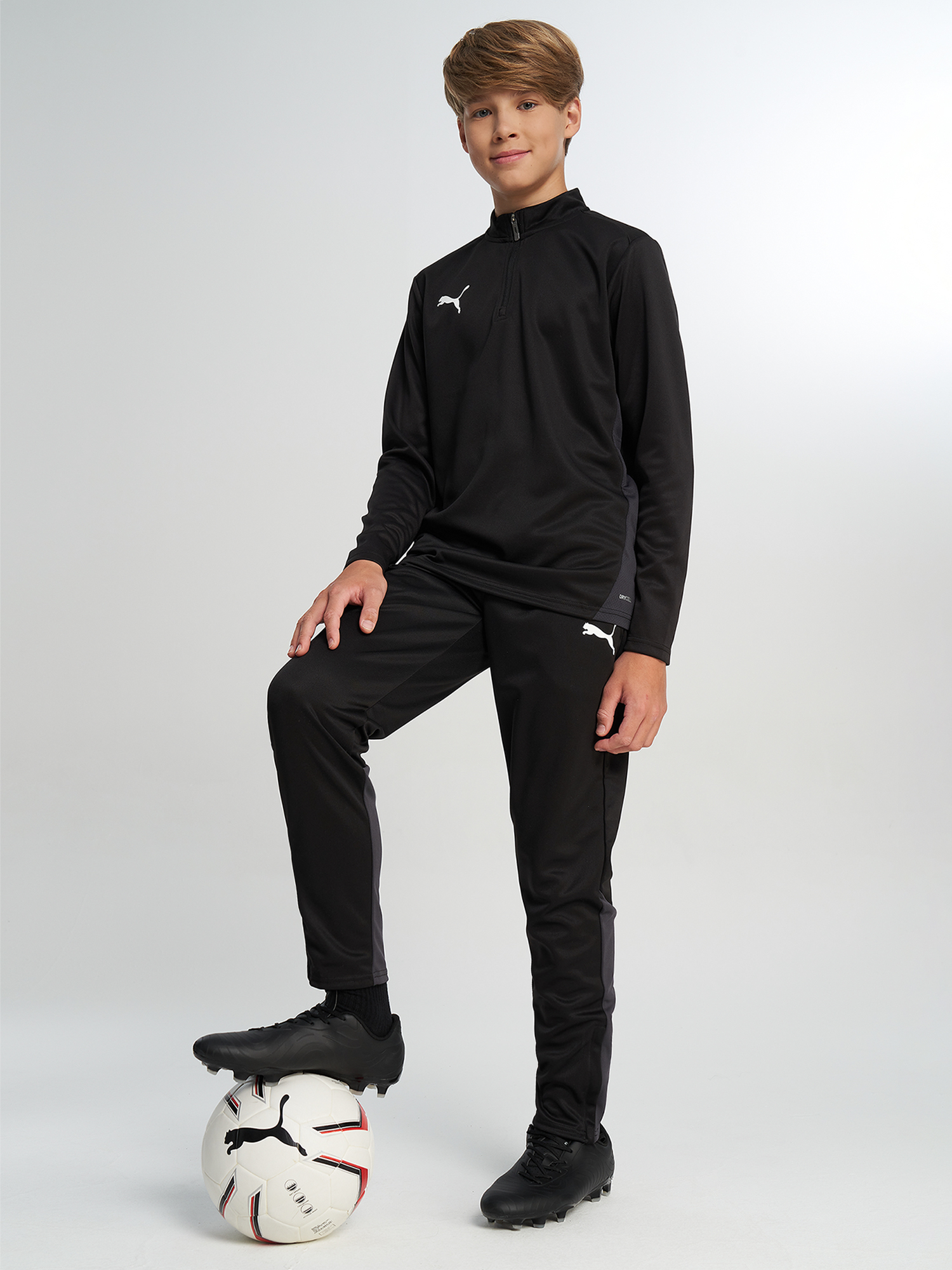 Брюки для мальчиков PUMA Teamgoal, Черный 5