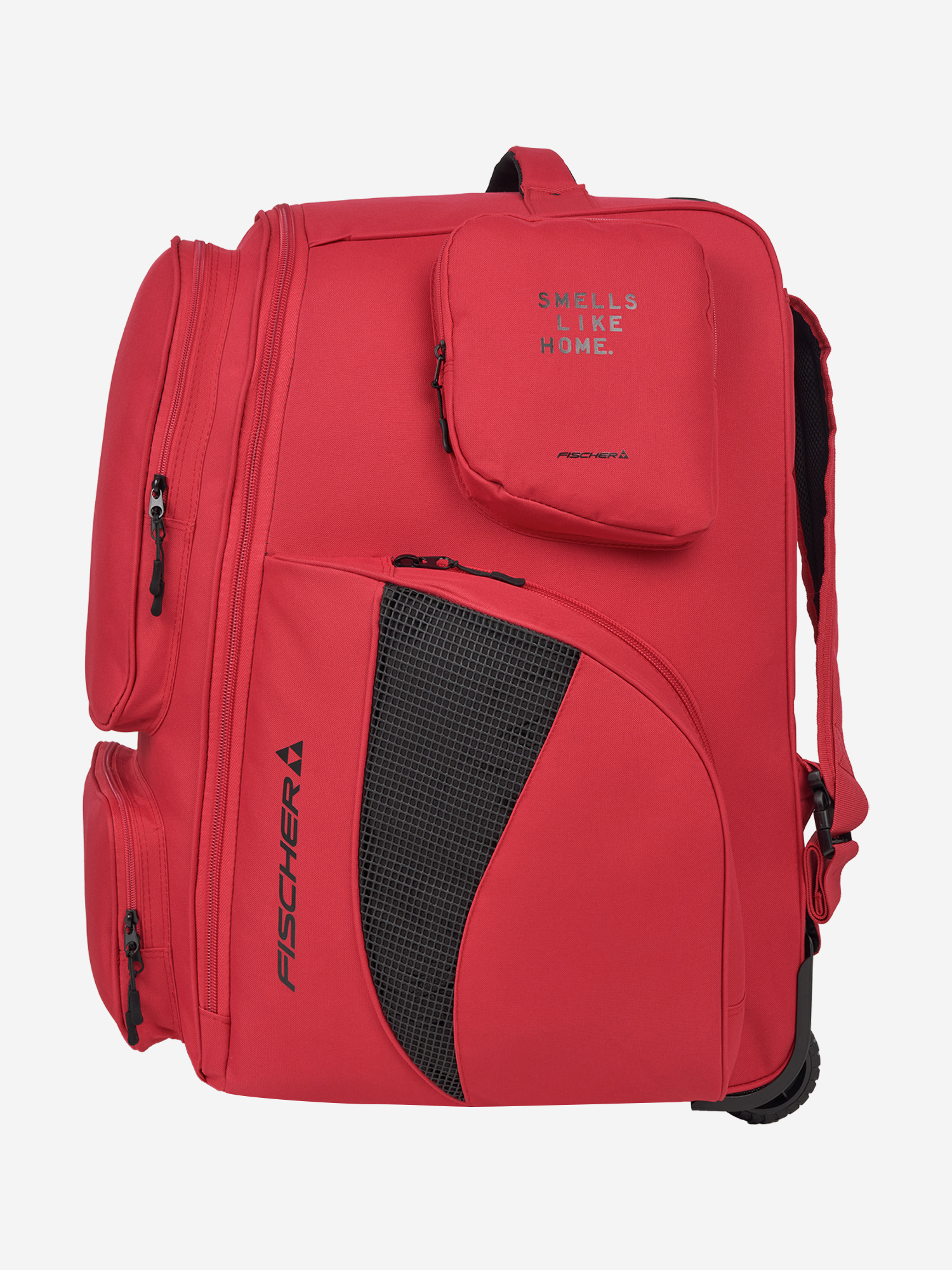 фото Баул-рюкзак хоккейный с колесами fischer player backpack 18", красный