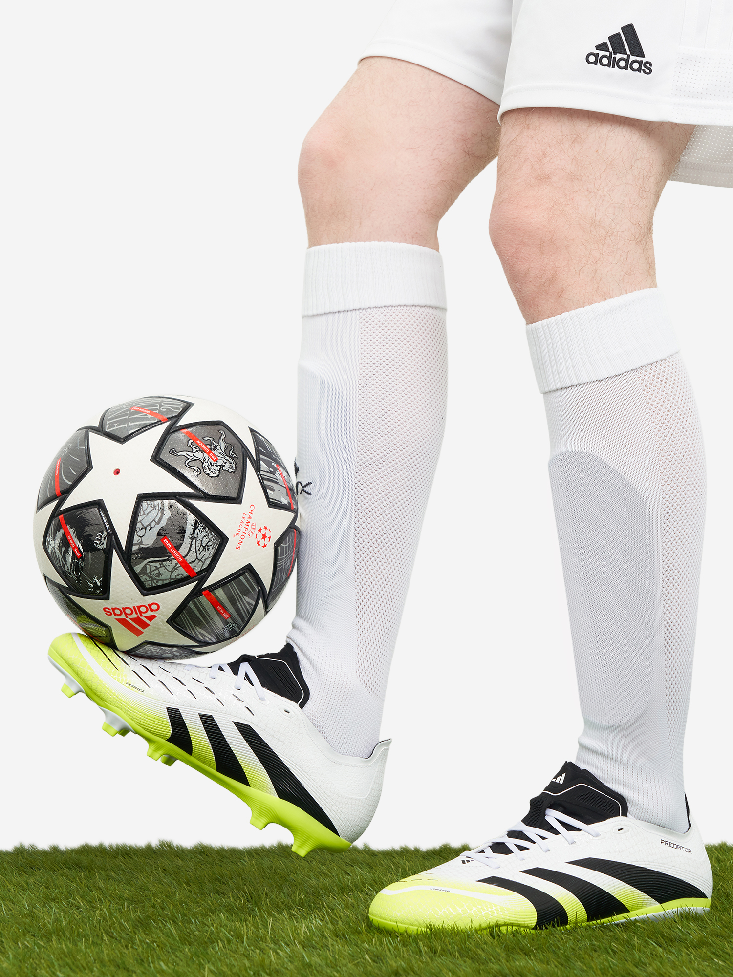 Бутсы adidas Predator League, белый, арт. 24889