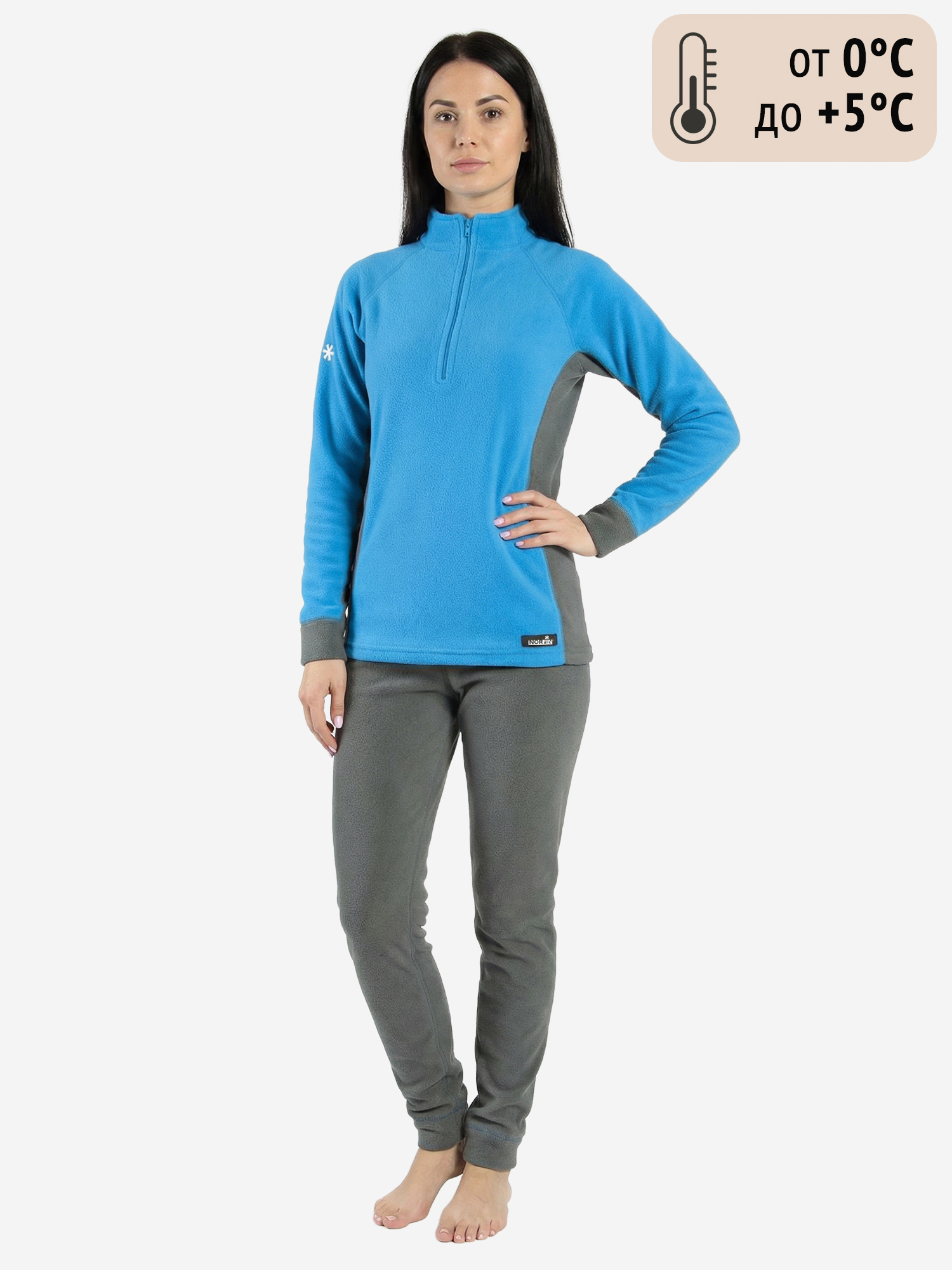 Изображение товара Комплект термобелья женский Norfin LADY THERMO для рыбалки и охоты, Голубой