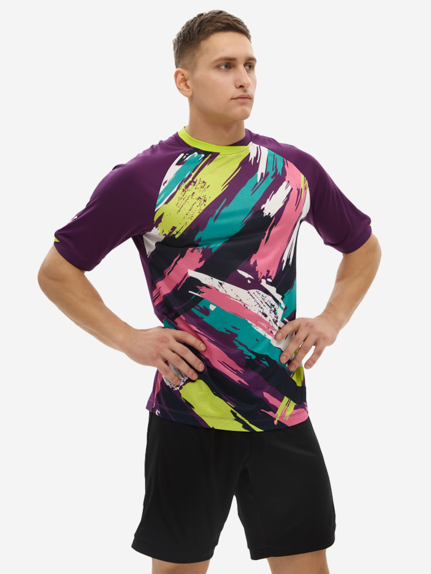 Изображение товара Футболка мужская Forward для спорта и тренировок фиолетовая