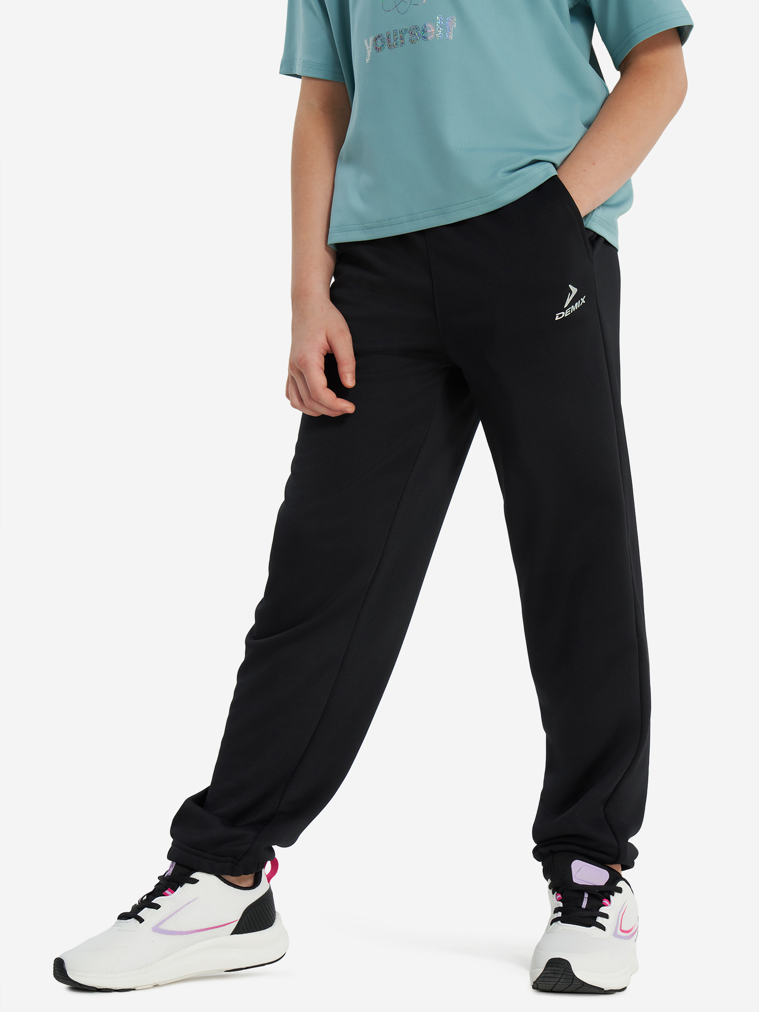 Брюки для девочек Demix, черный, арт. 32595