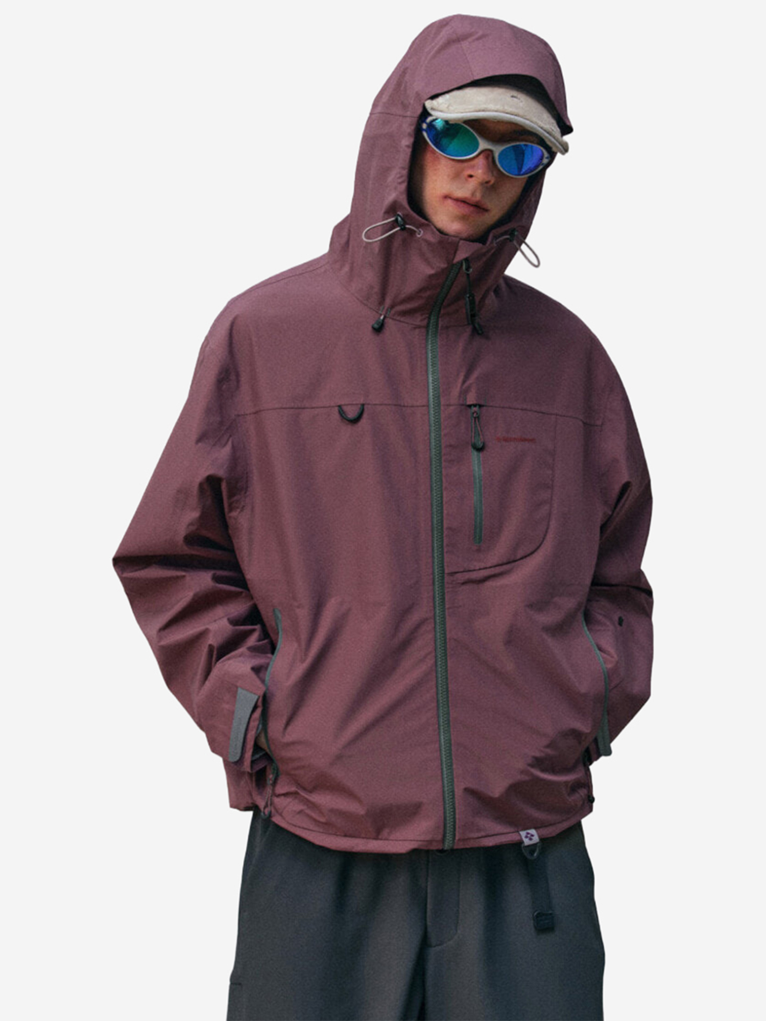 Изображение товара Куртка унисекс Nothomme 24W003 WINDBREAKER, Фиолетовый Изображение товара Куртка унисекс Nothomme 24W003 WINDBREAKER, Фиолетовый