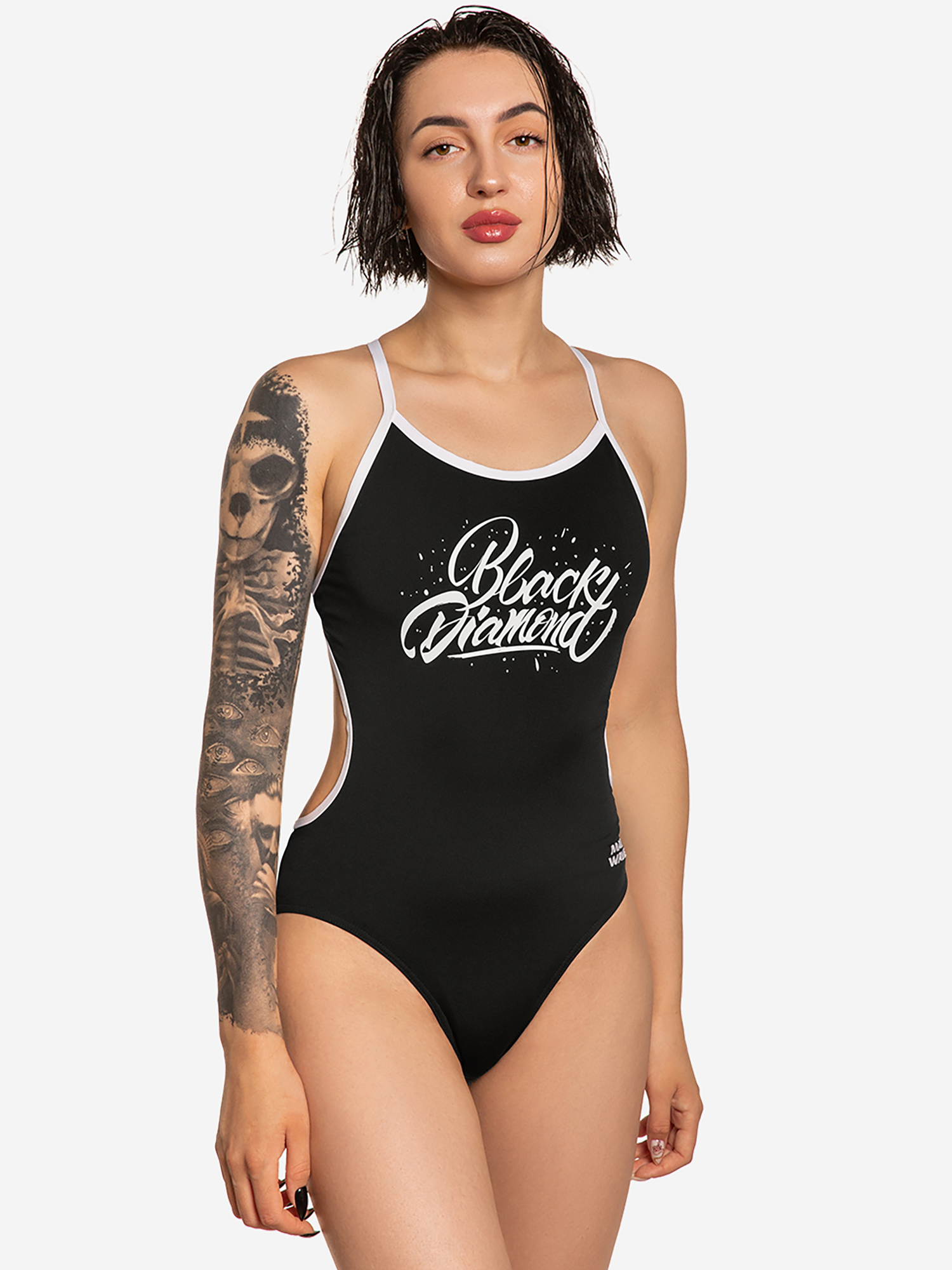 Изображение товара Женский спортивный купальник Mad Wave Flare PBT H4 для тренировок и отдыха