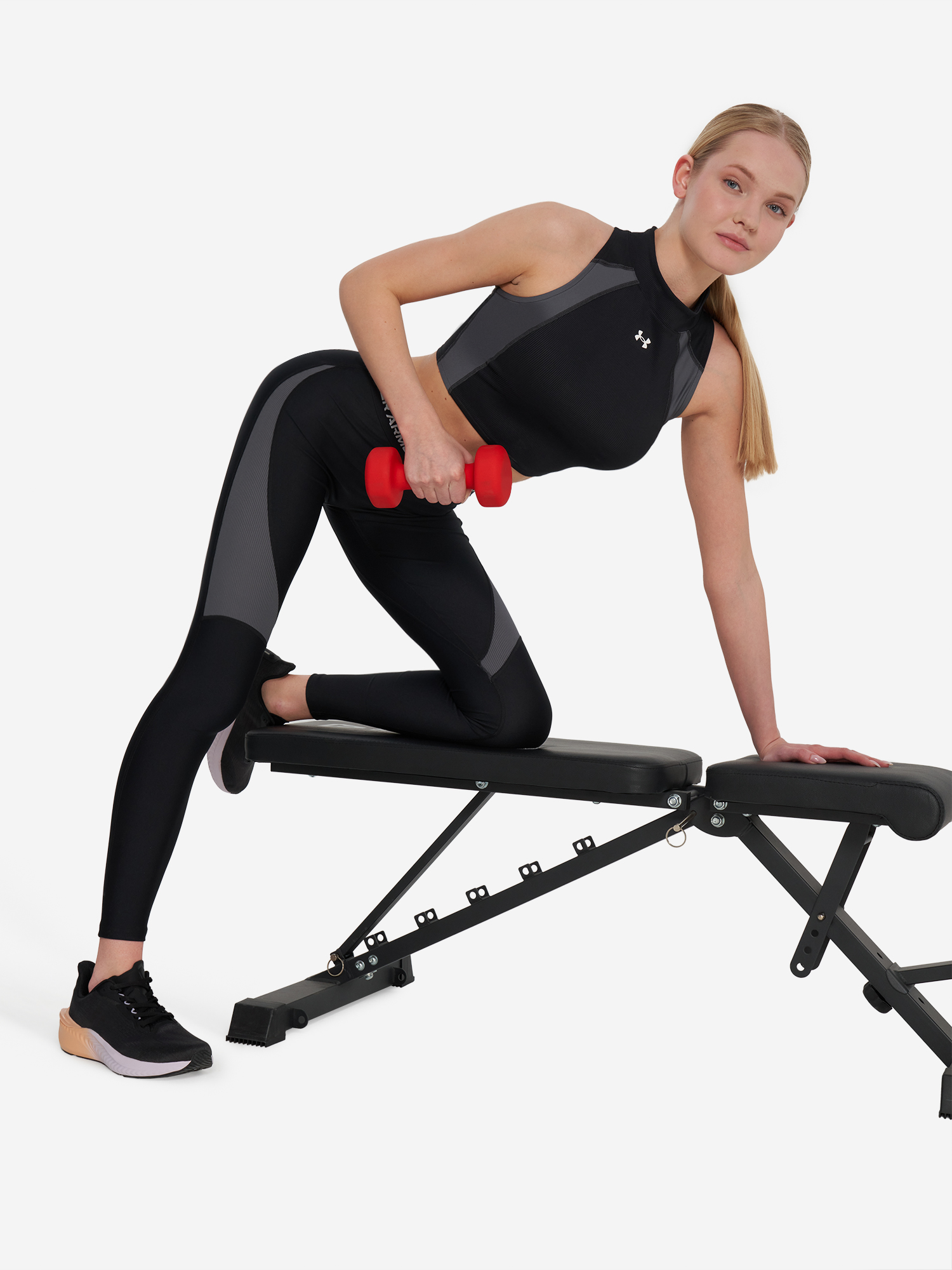фото Топ бра спортивный under armour, черный