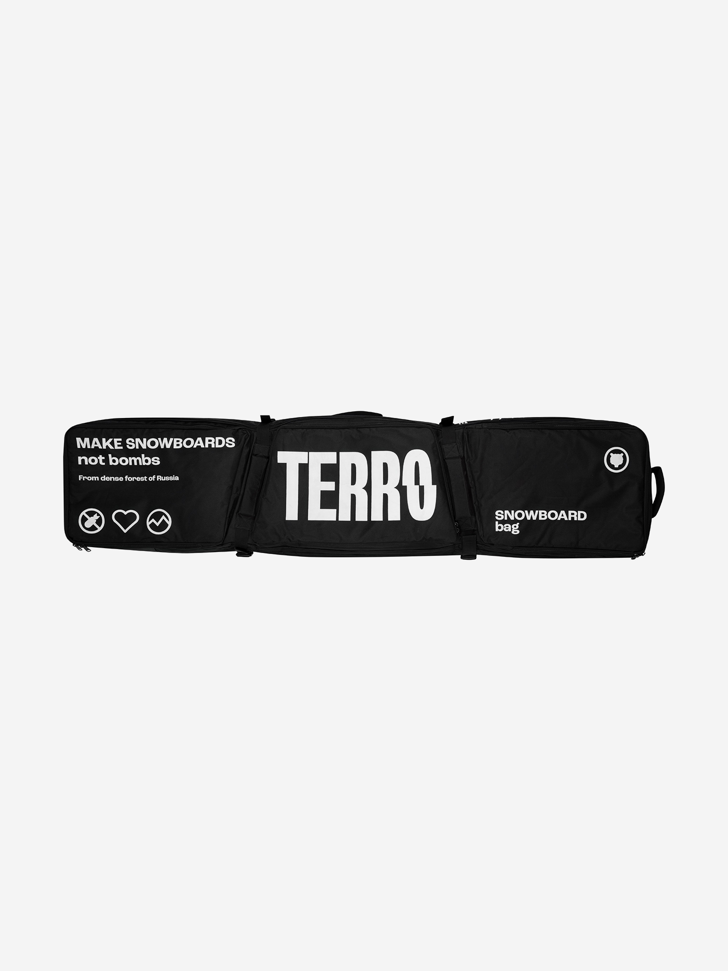 

Чехол для сноуборда TERROR - CONTAINER XXL (на колесиках), Черный