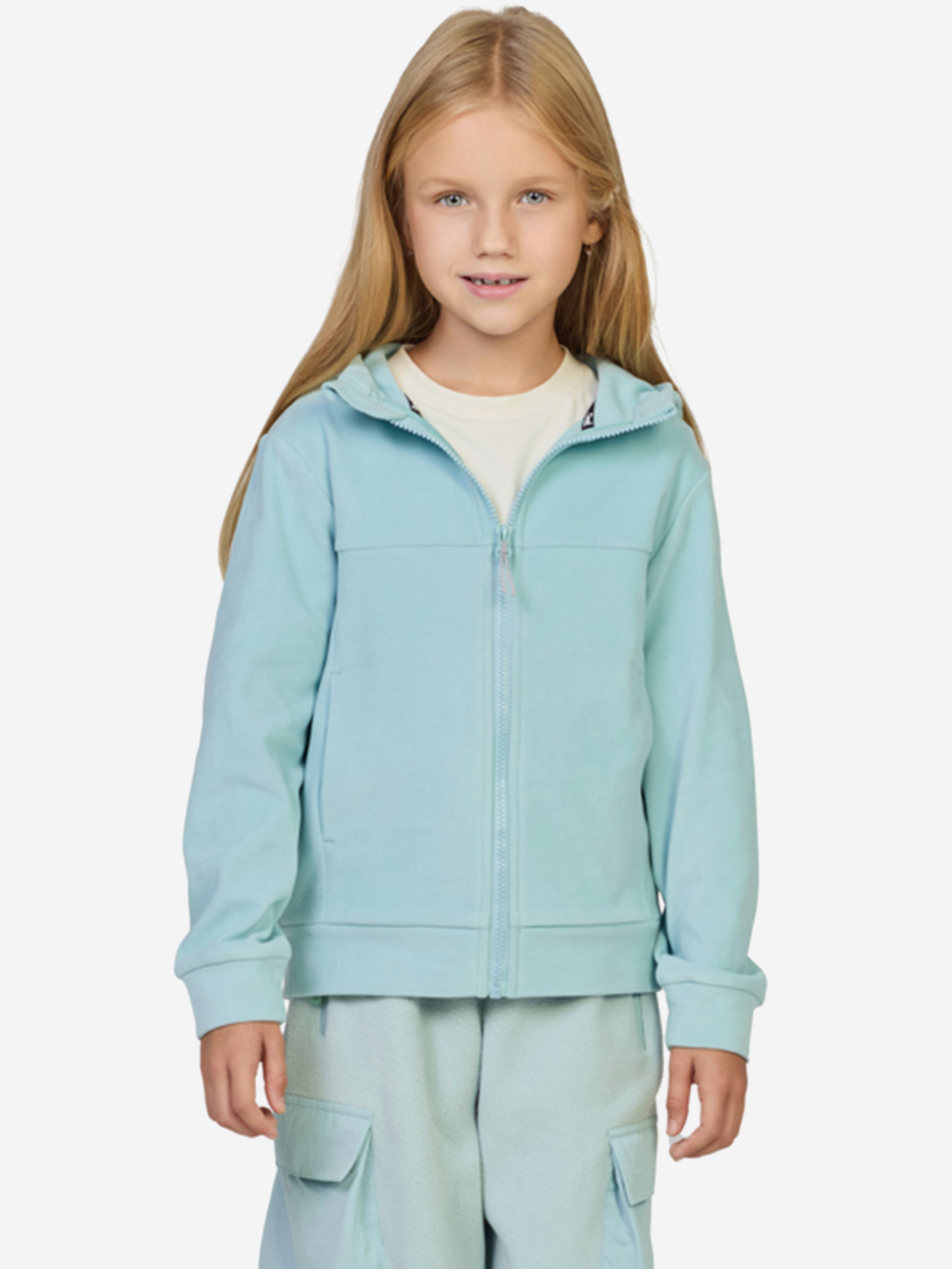 

Джемпер (толстовка) с капюшоном, Голубой