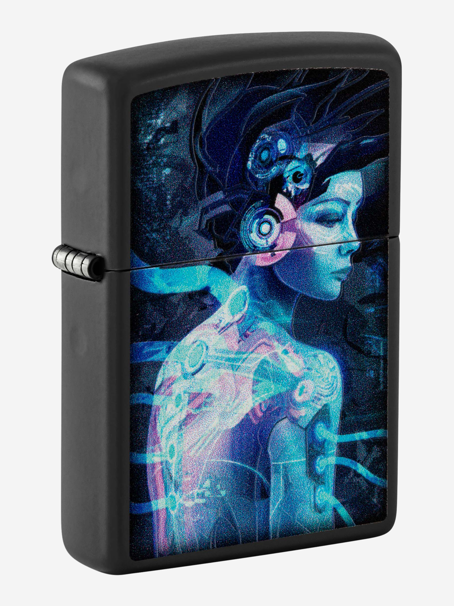 

Зажигалка бензиновая ZIPPO 48517 Cyber Woman, Черный