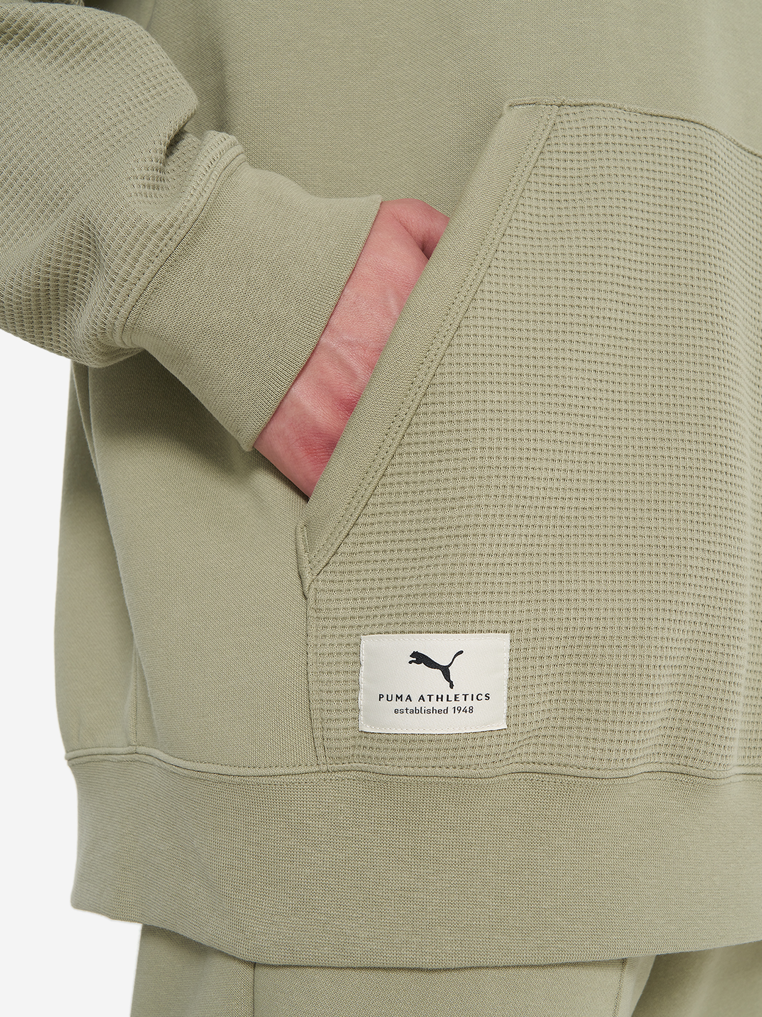 фото Худи мужское puma class, зеленый