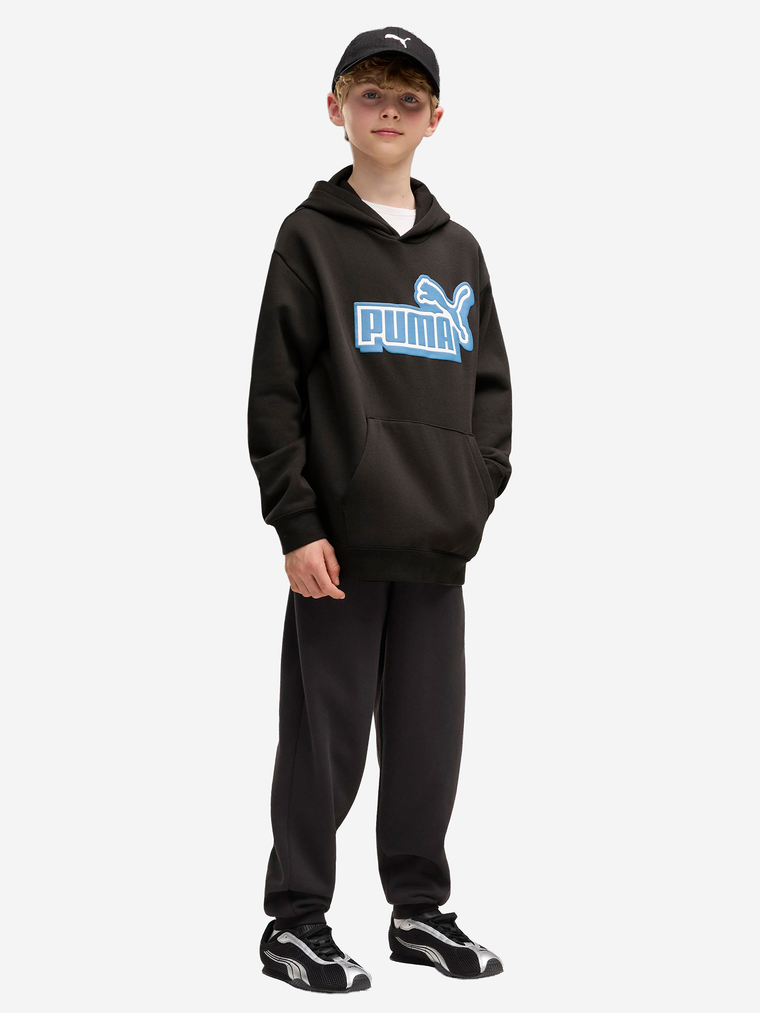 Худи для мальчиков PUMA, Черный 3