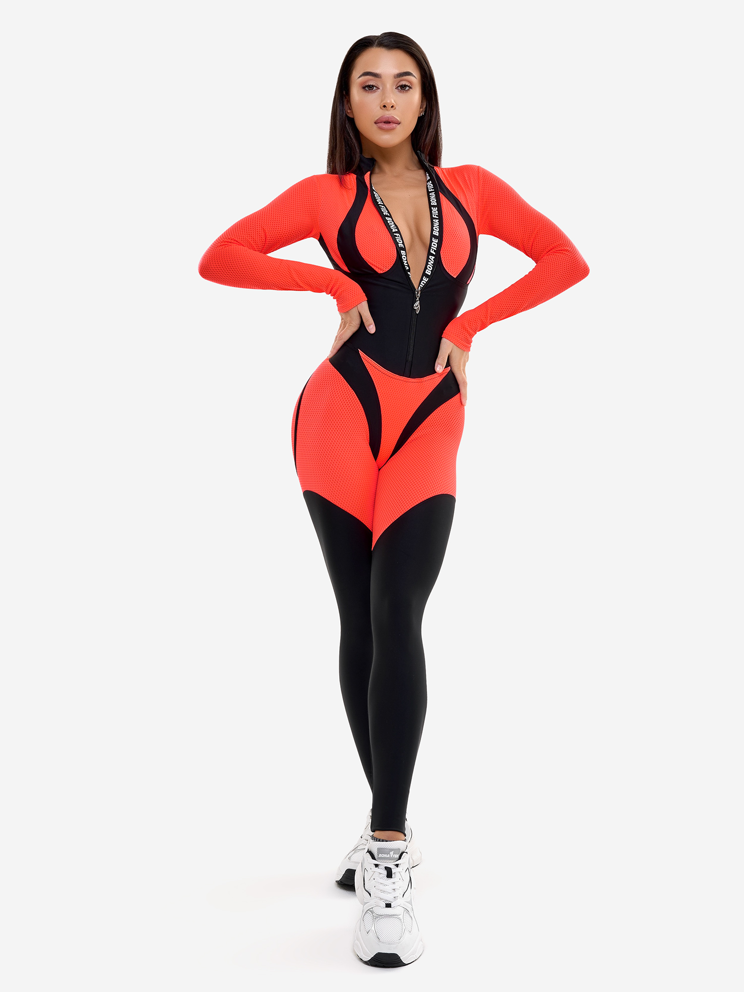 

Комбинезон женский Bona Fide Mistress "Orange Neon", Оранжевый