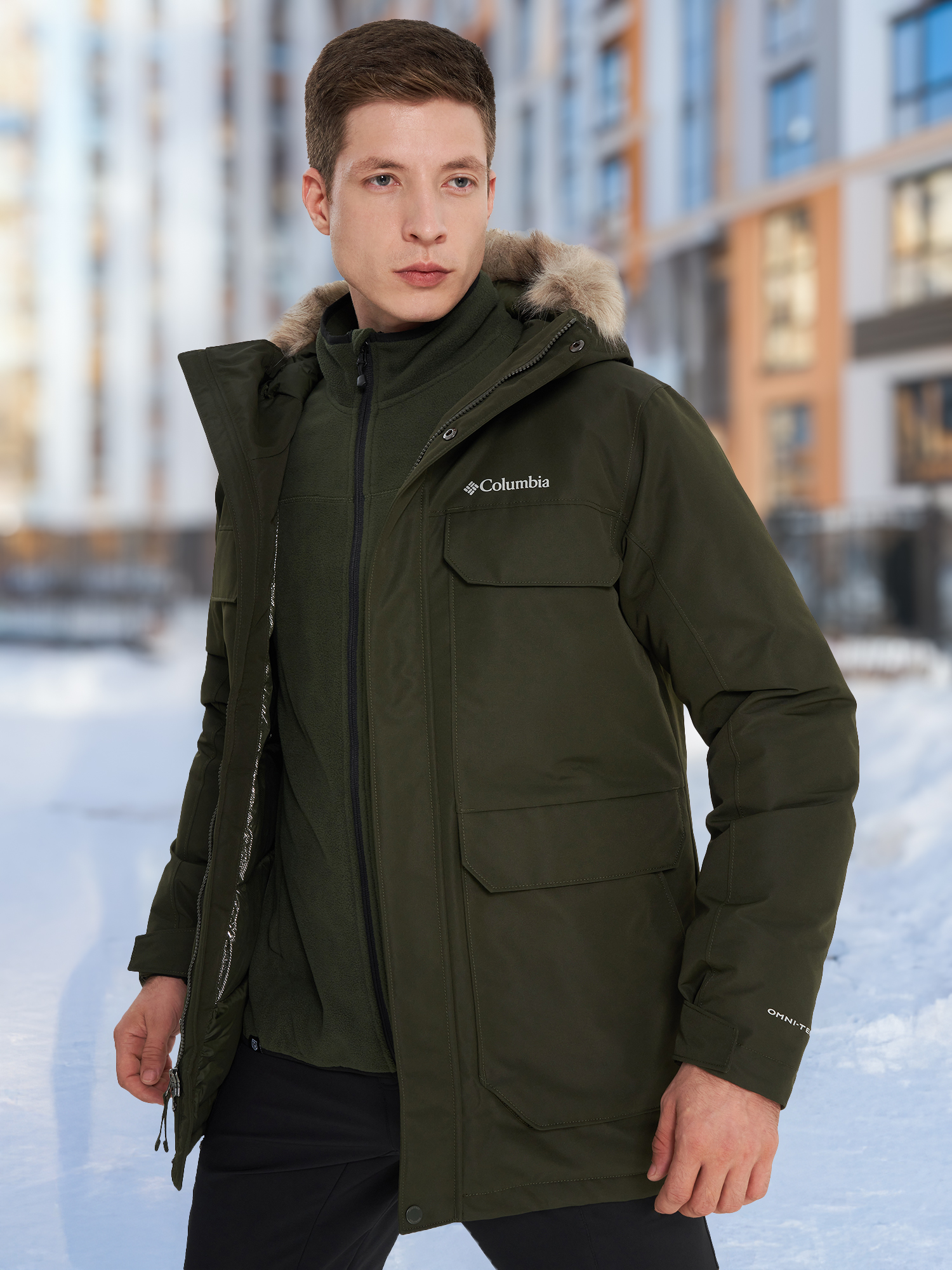 

Парка мужская Columbia South Canyon III Long Parka, Зеленый