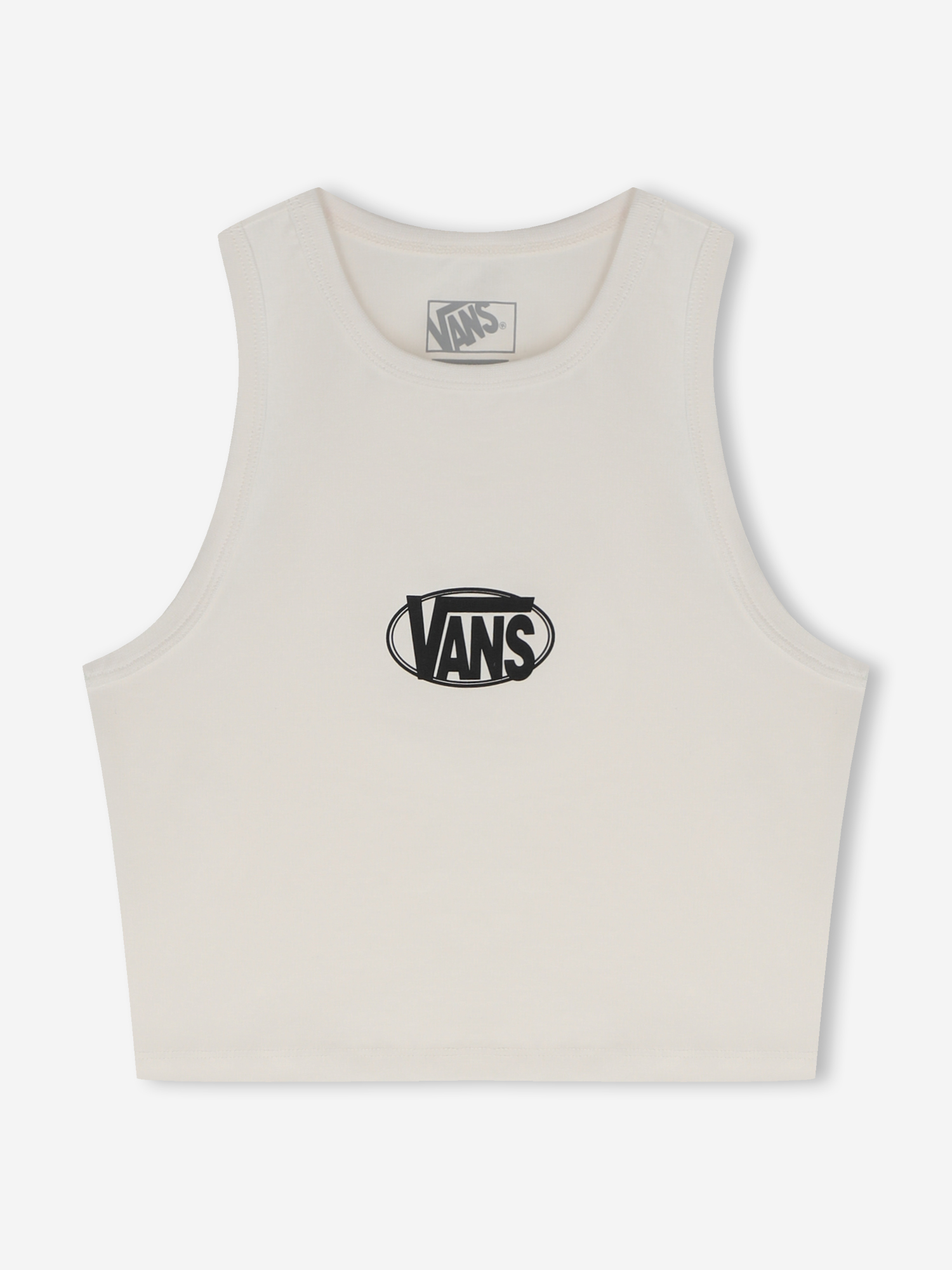 Майка Vans Oval Logo Tank, бежевый, арт. VN000XDPC9F1V0D
