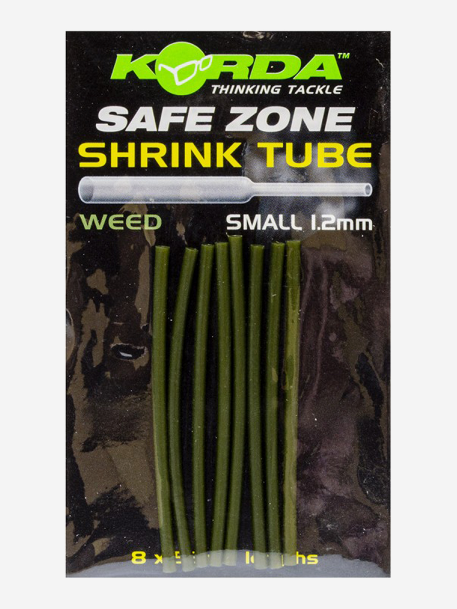 Изображение товара Трубка термоусадочная KORDA Shrink Tube Weedy Green 1.2мм
