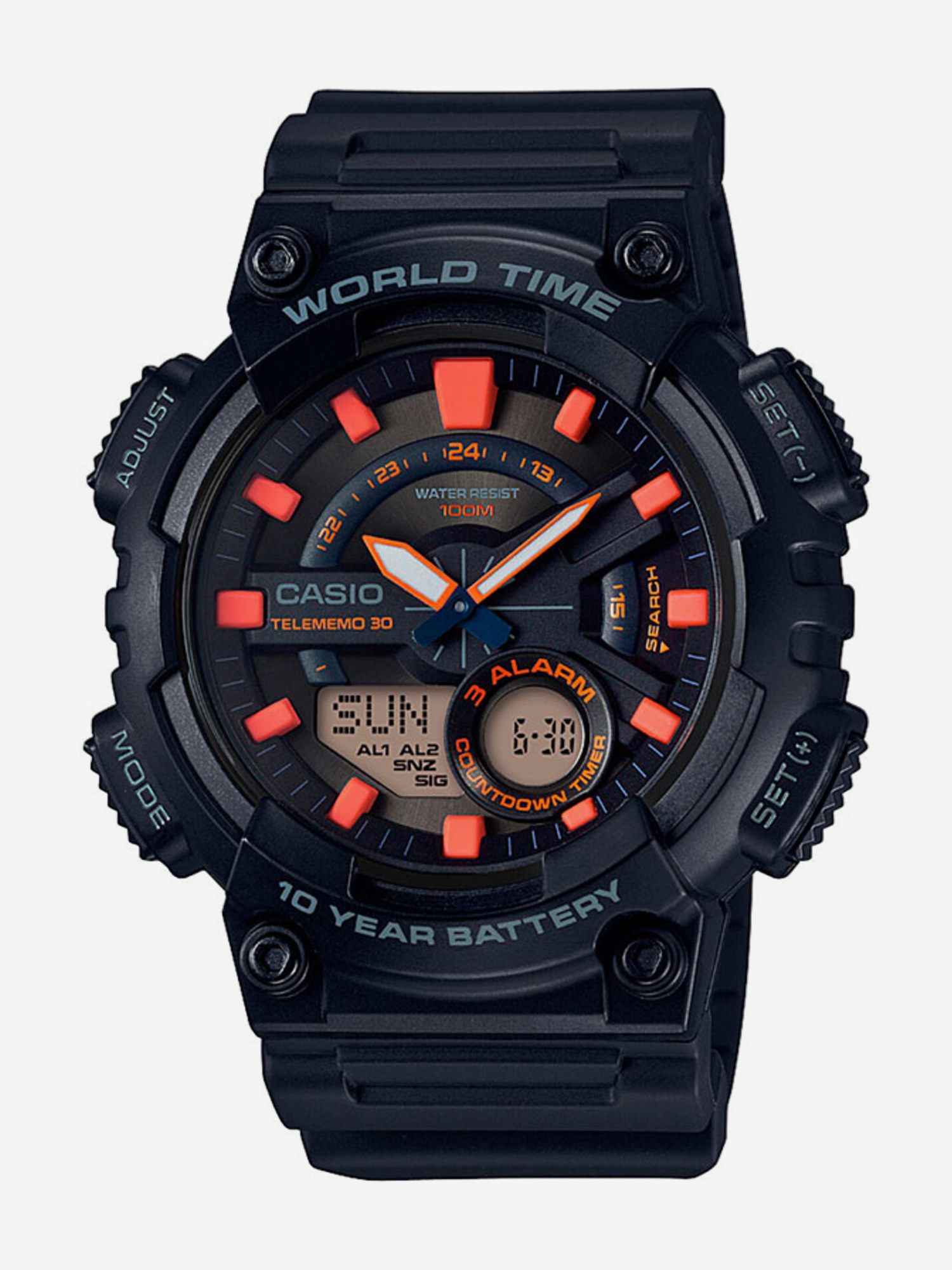 

Наручные часы Casio AEQ-110W-1A2, Черный