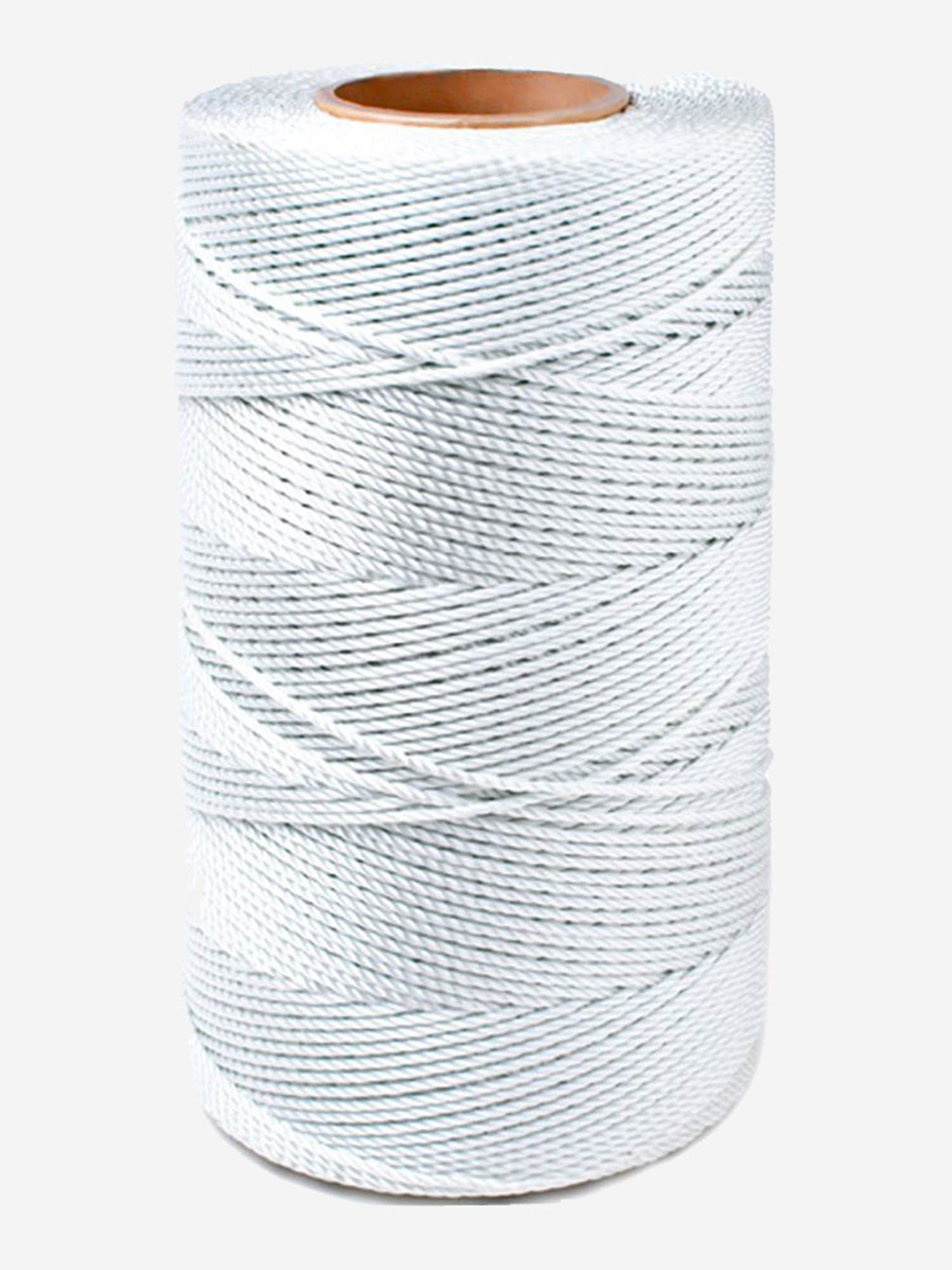 Веревка полиамидная Петроканат 5,0 мм, тест 420 кг, 3,0 кг, белая, бобина, Белый