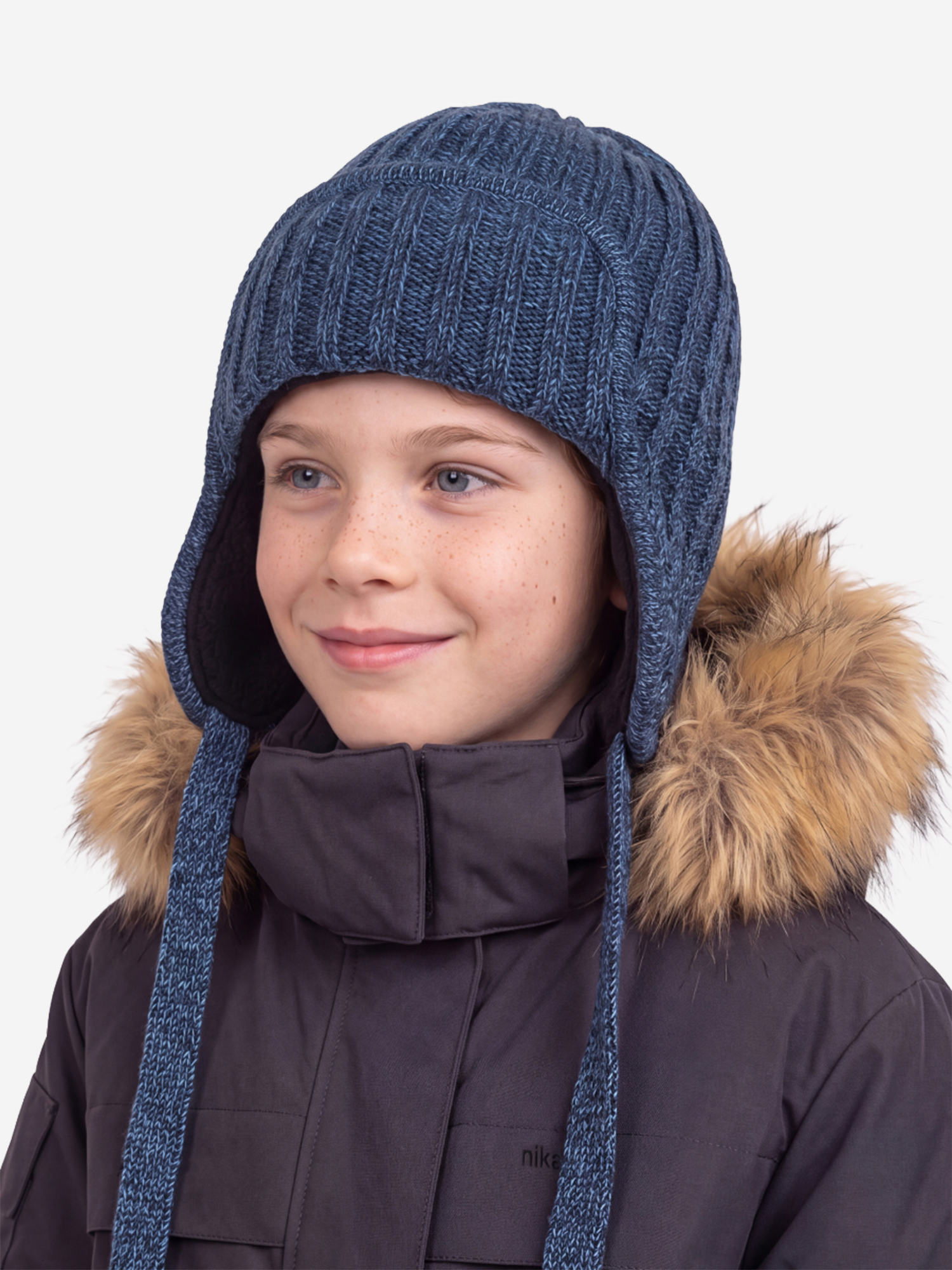 Изображение товара Шапка NIKASTYLE, Синий меланж