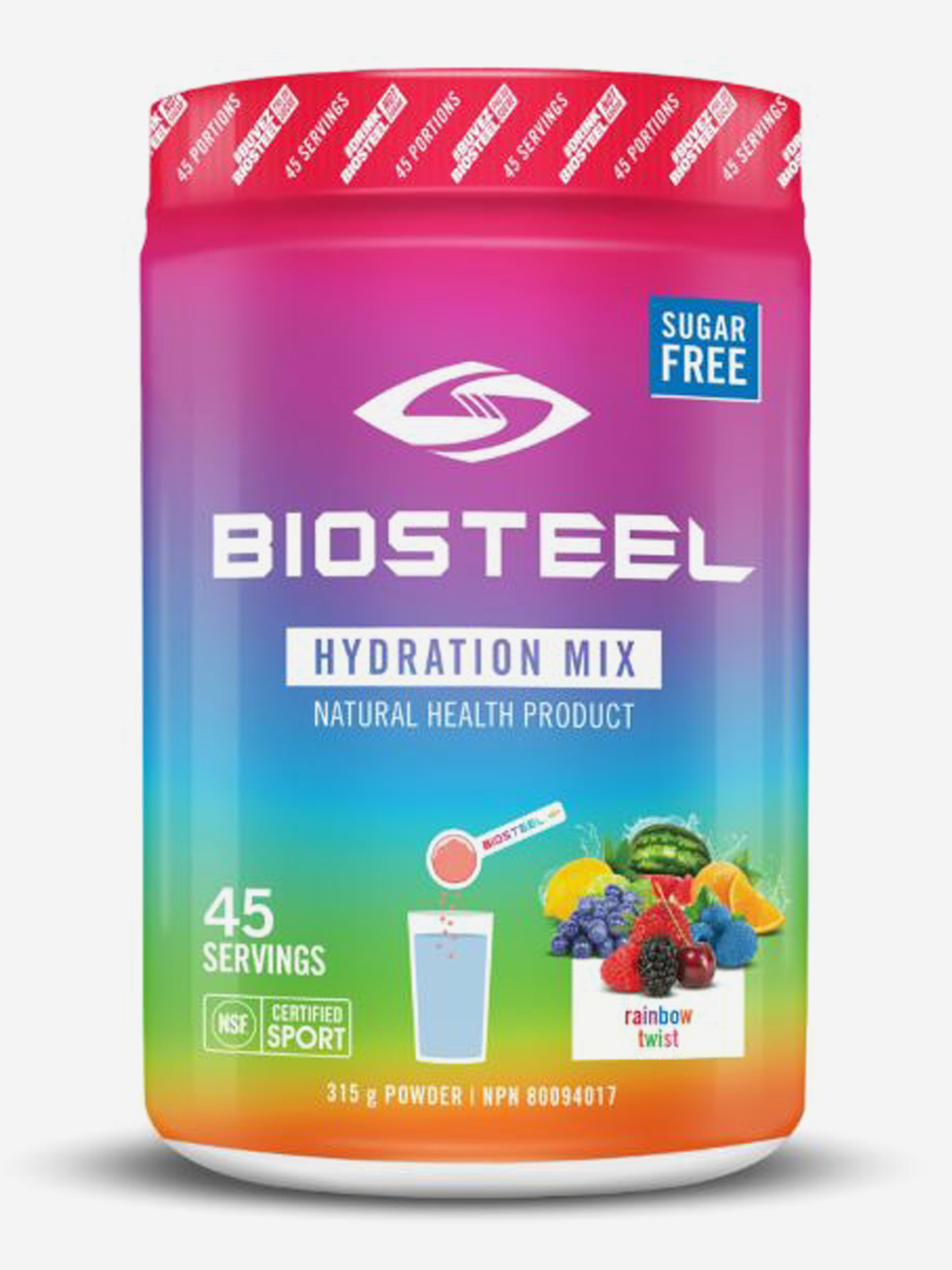 Энергия и восстановление Изотоник Biosteel Hydration Mix Мультифрукт, 315 г, Мультицвет