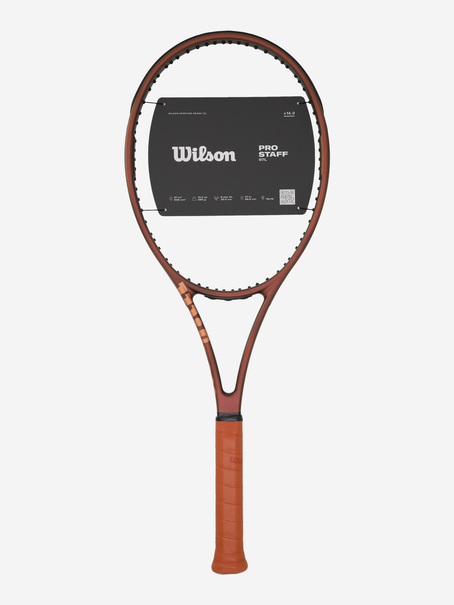 

Ракетка для большого тенниса Wilson Pro Staff 97 V14 27", Коричневый
