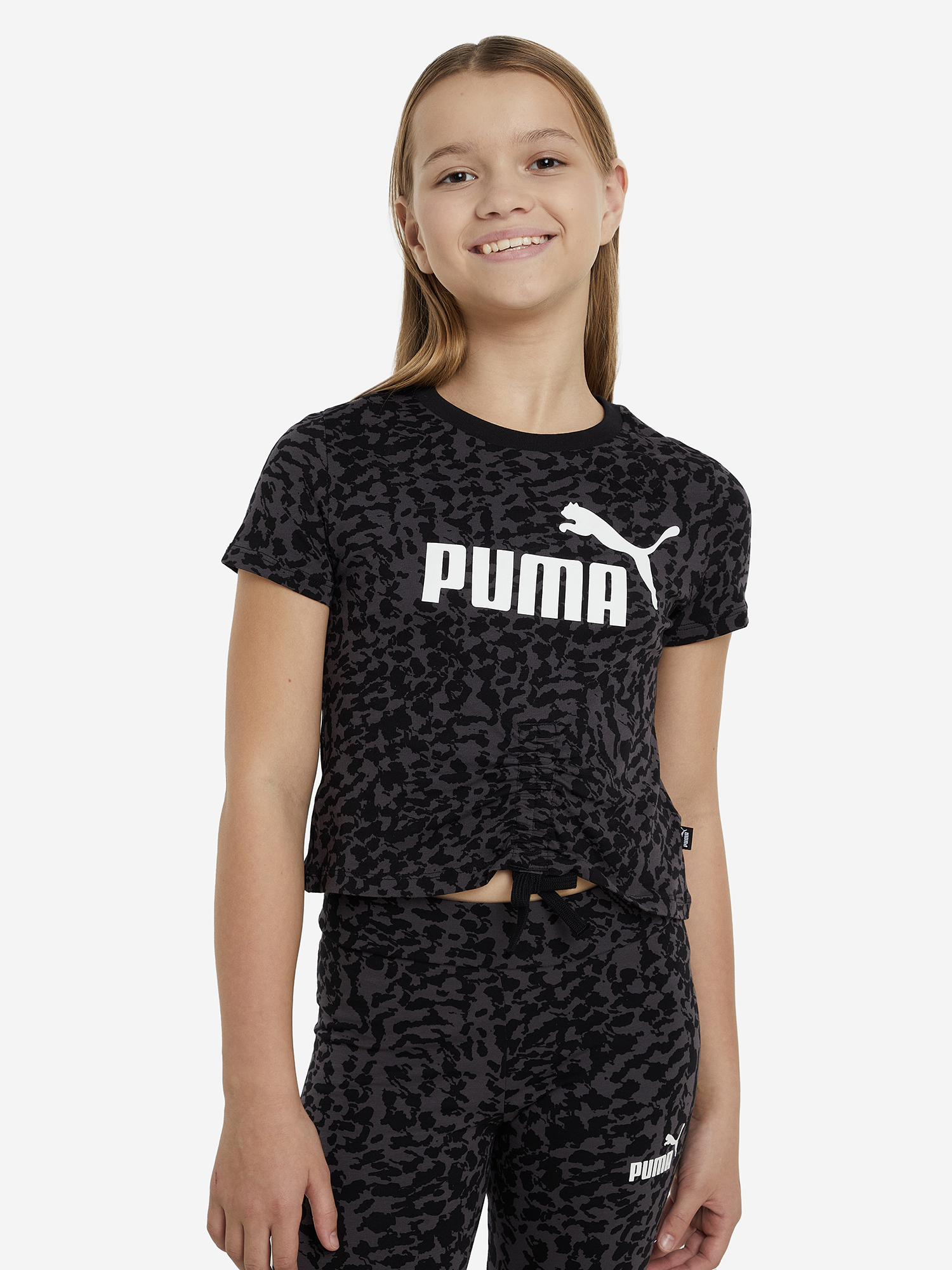

Футболка для девочек PUMA Ess, Черный