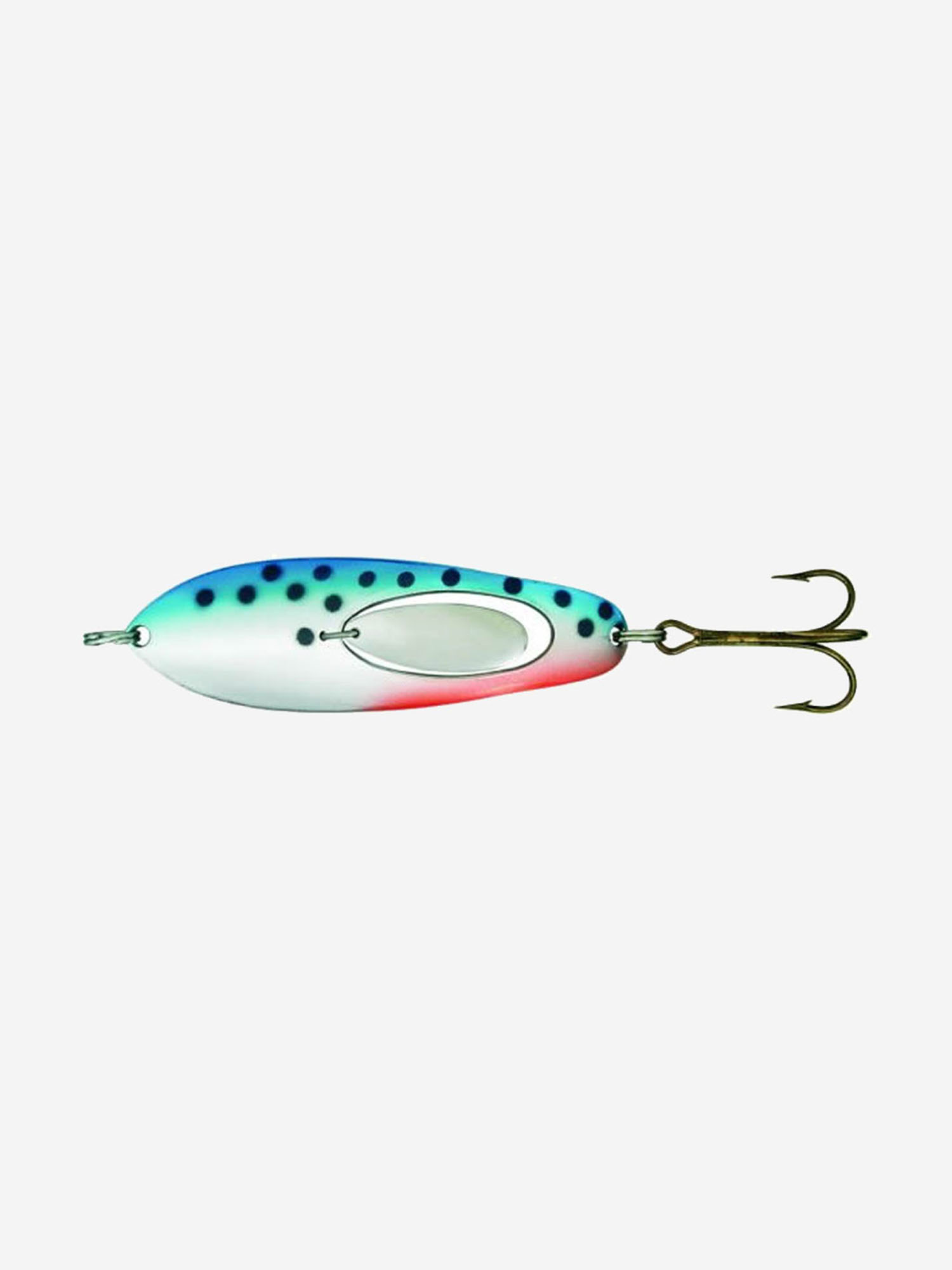 Блесна для рыбалки Kuusamo Taimen SUPER 75/17 FR/BLU/Gre-S (колеблющаяся), Голубой
