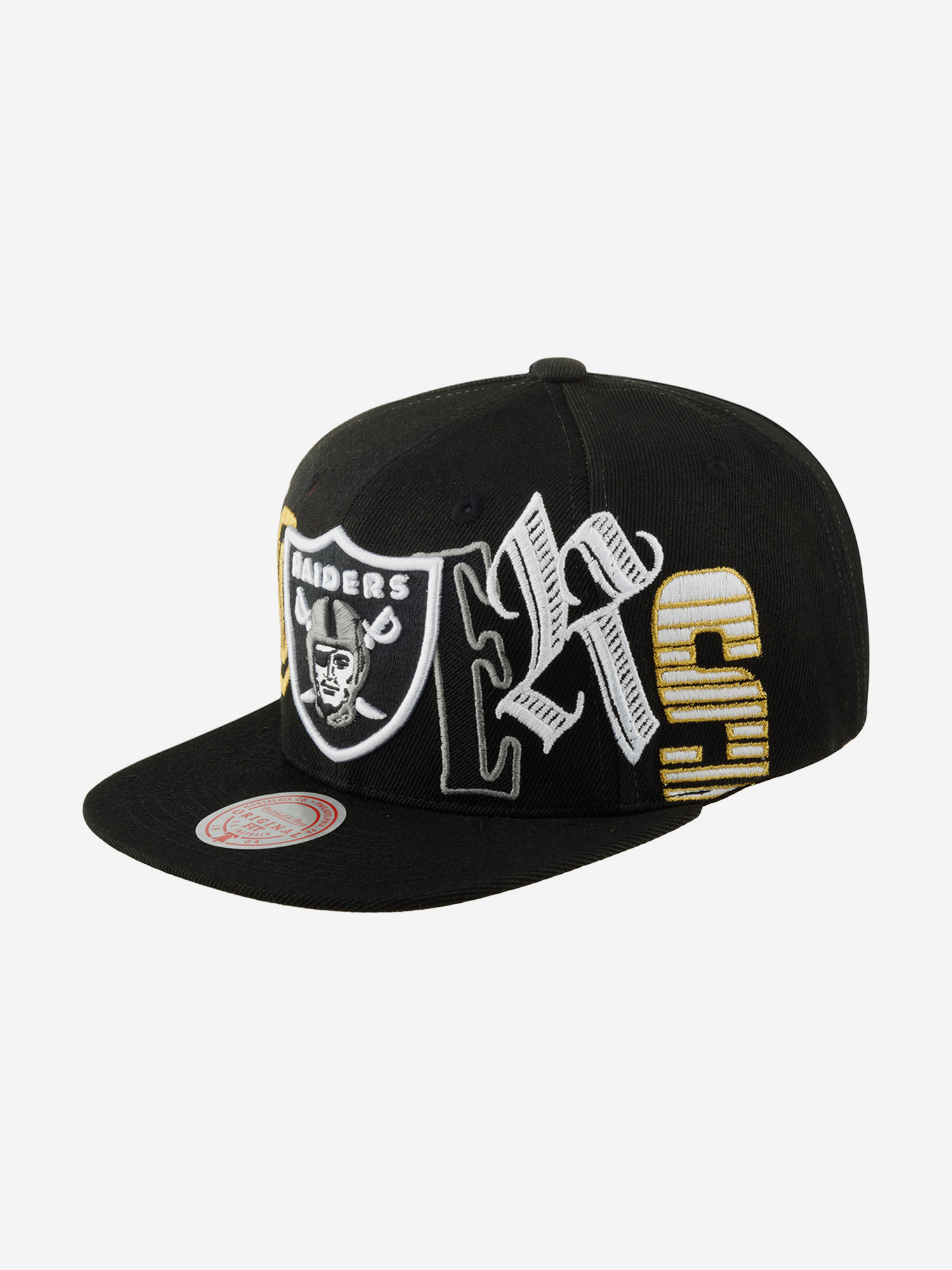 Бейсболка с прямым козырьком MITCHELL NESS HHSS1211-ORAYYPPPBLCK Oakland Raiders NFL (черный), Черный 59-139XDOXM4K-09, размер Без размера