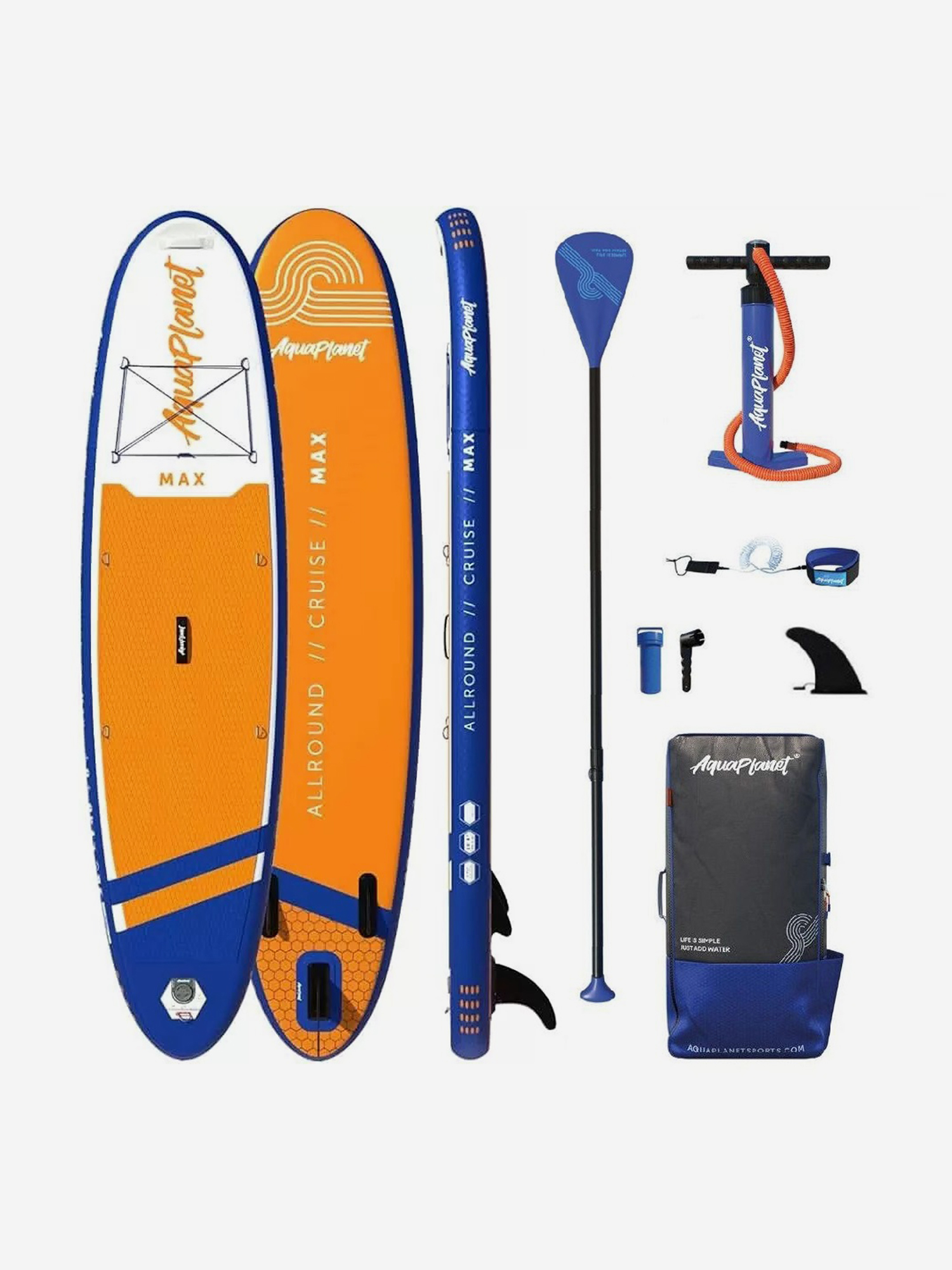 

SUP-доска Aquaplanet MAX 10'6 Orange, Оранжевый
