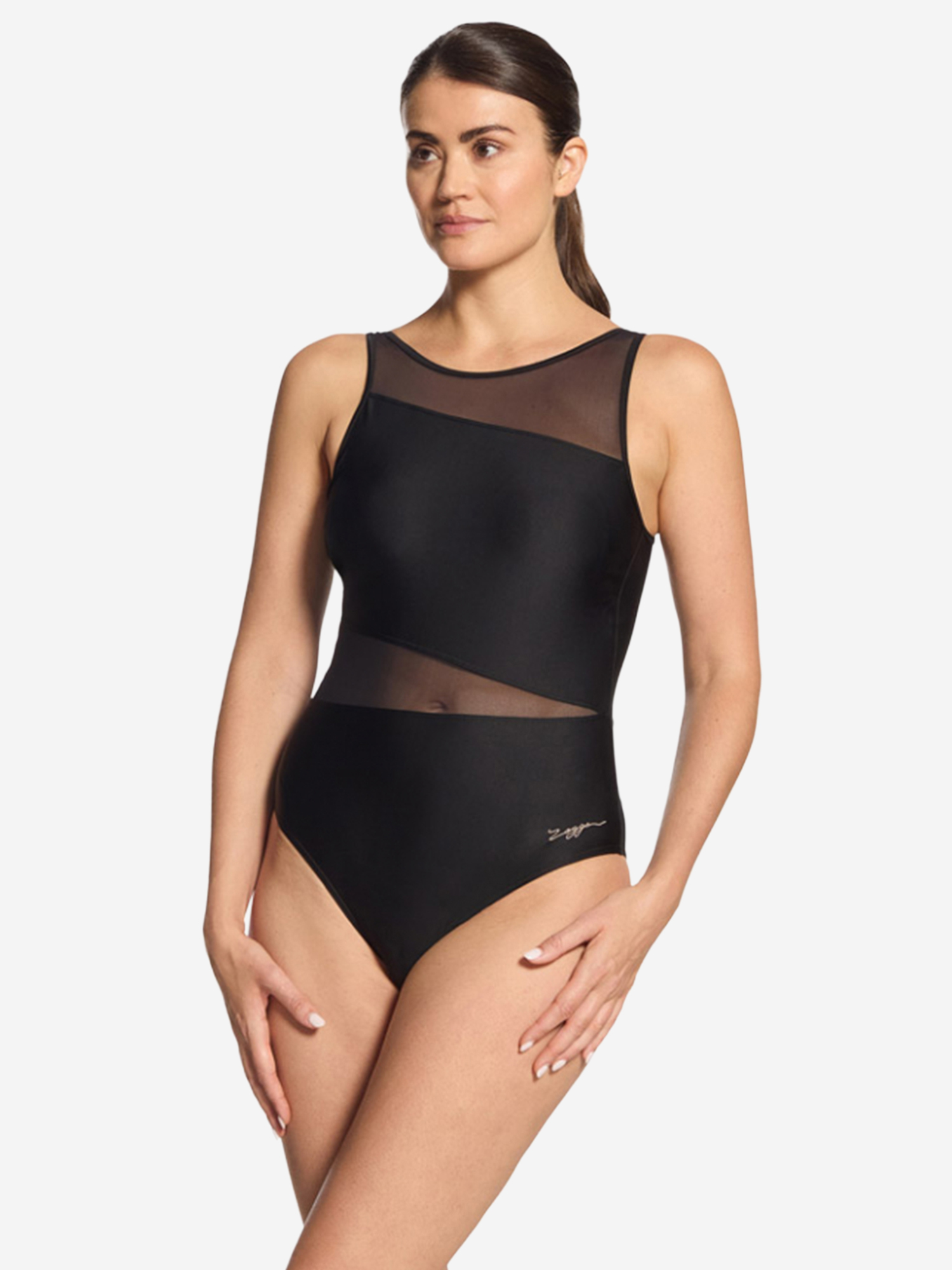 Изображение товара Купальник слитный с чашечками ZOGGS Rustique Mesh V Back для плавания и отдыха