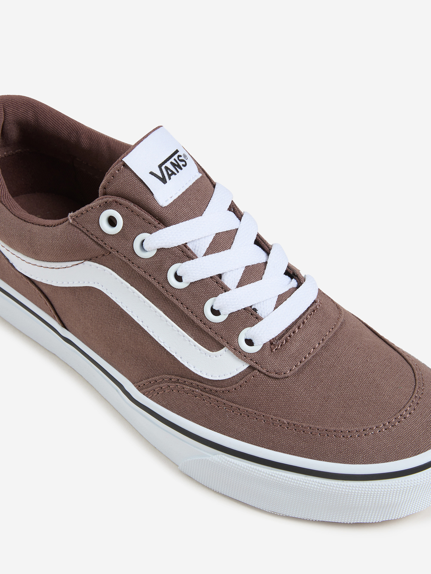 фото Кеды женские vans brooklyn ls, коричневый