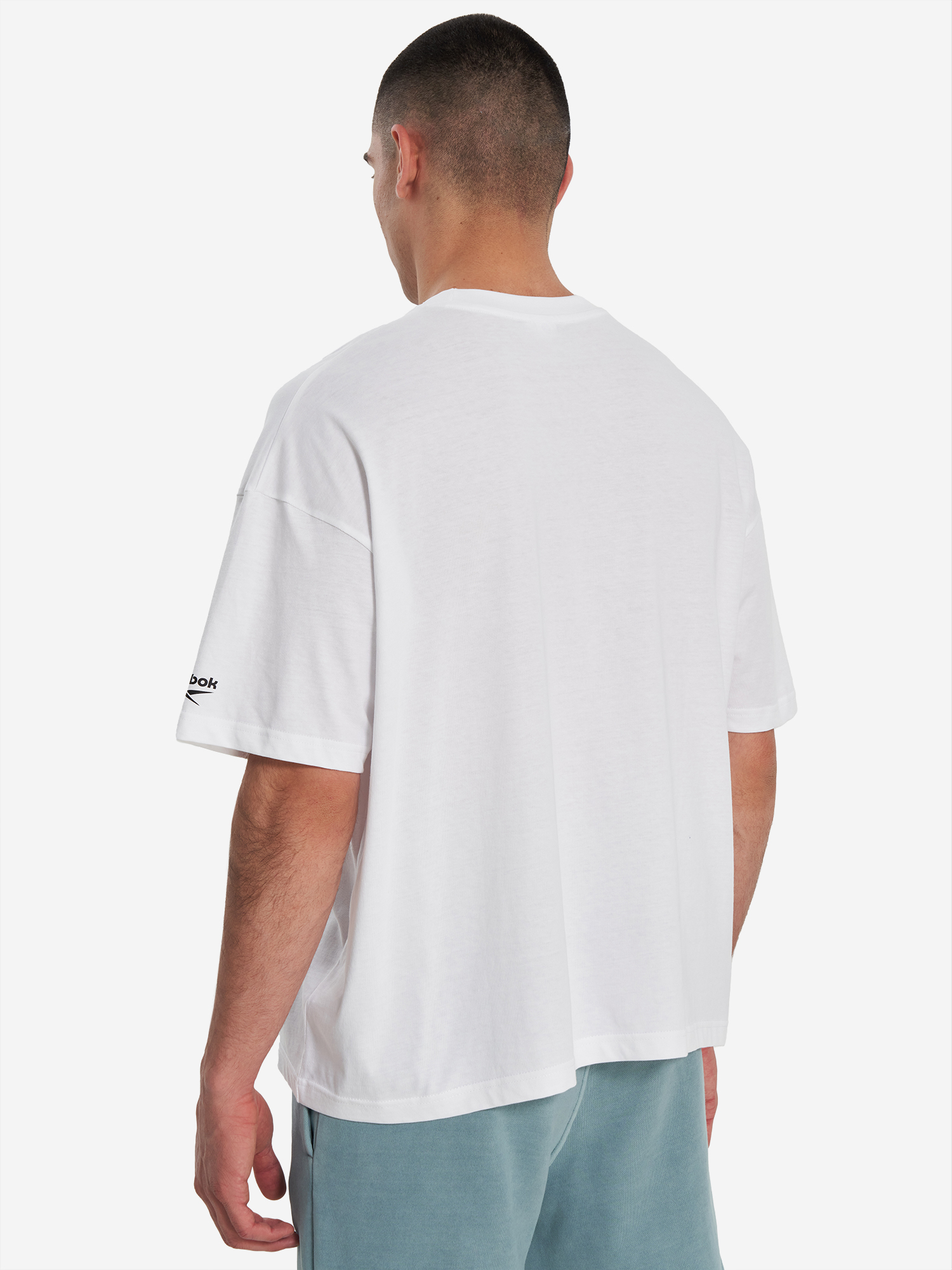 фото Футболка мужская reebok paul, белый