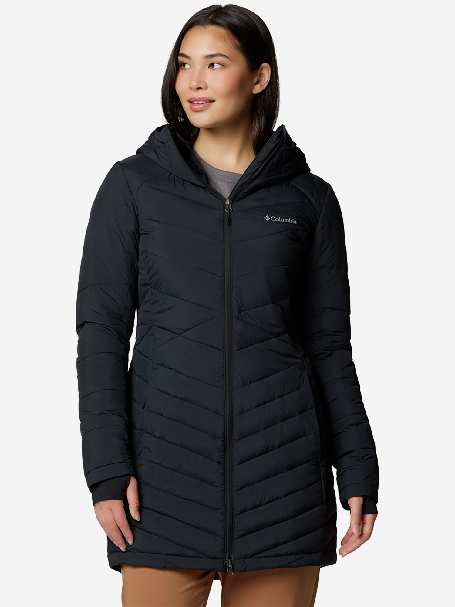 Изображение товара Женская утепленная куртка Columbia Joy Peak II Mid Jacket для походов и активного отдыха Изображение товара Женская утепленная куртка Columbia Joy Peak II Mid Jacket для походов и активного отдыха