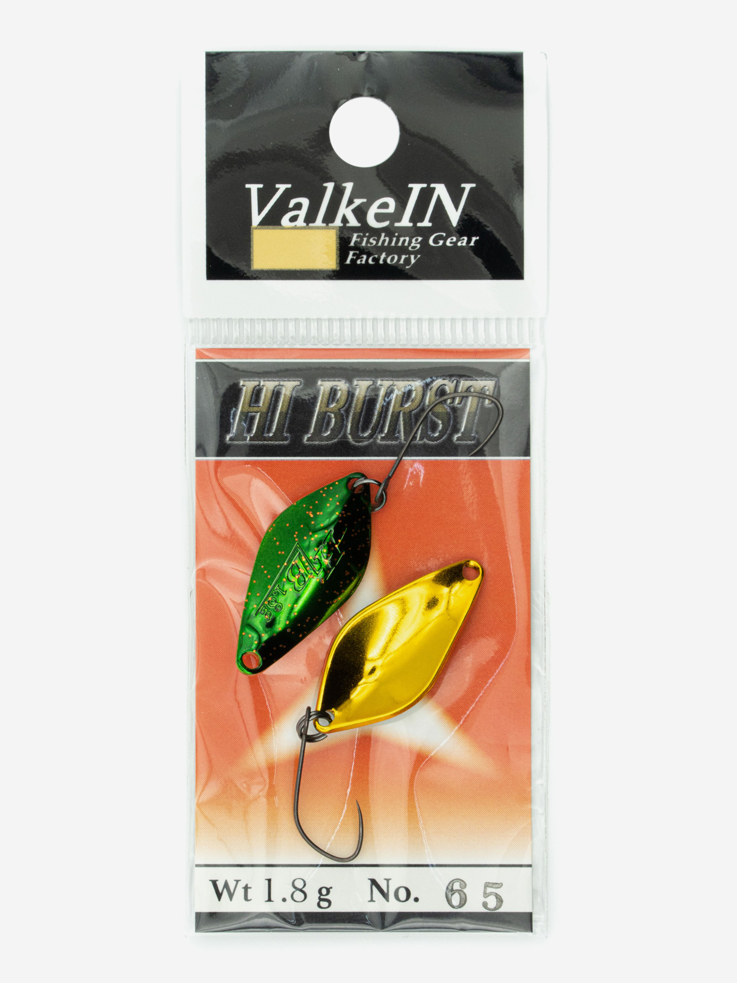 

Блесна VALKEIN HI BURST 1.8гр цвет 65, Мультицвет