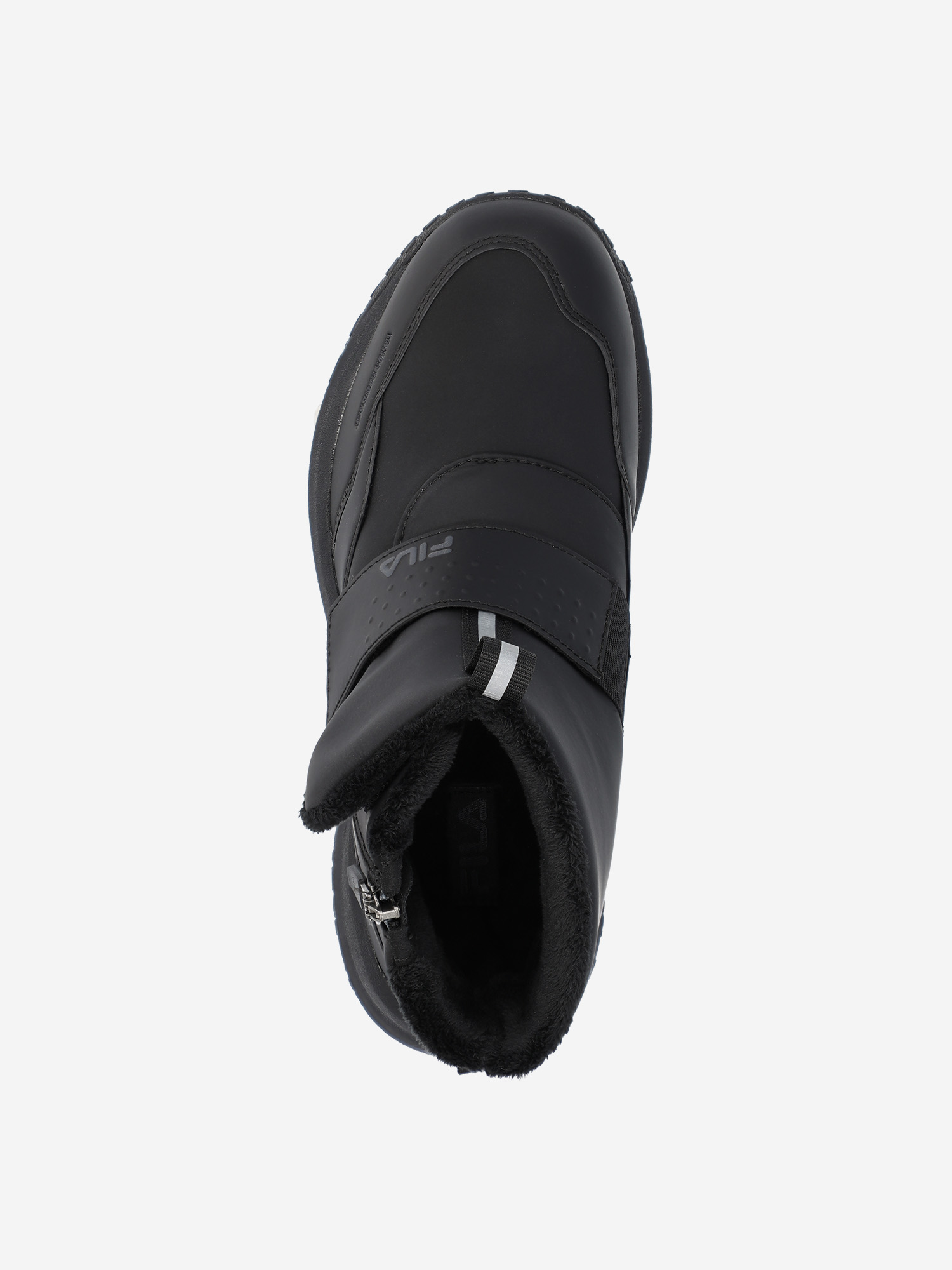 фото Кроссовки утепленные для девочек fila tornado mid, черный