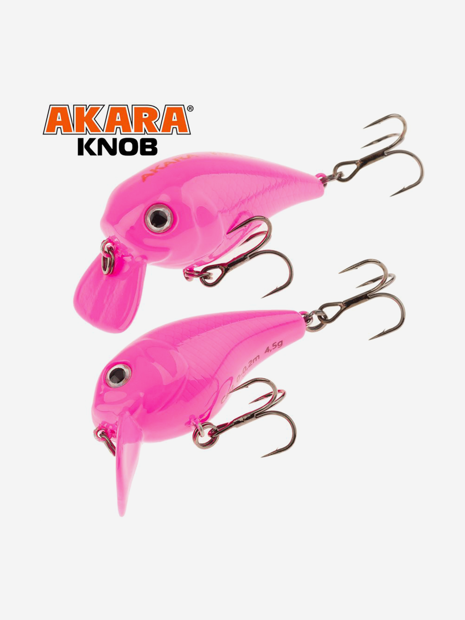 Изображение товара Воблер Akara Knob 38F кренк плавающий на голавля, язя, форель 4,5гр A-200