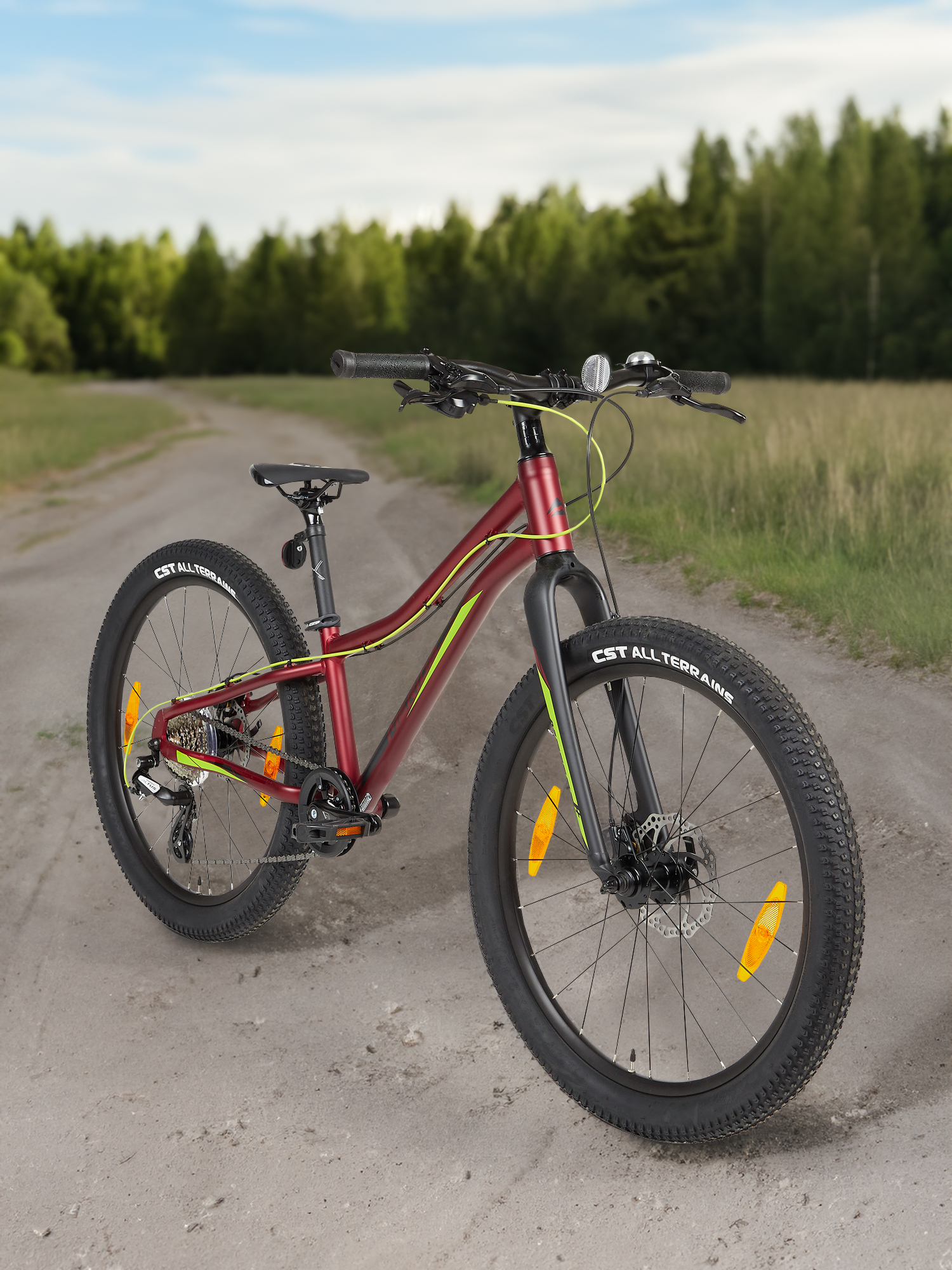 

Велосипед подростковый Merida Matts J.24+ 24", Красный