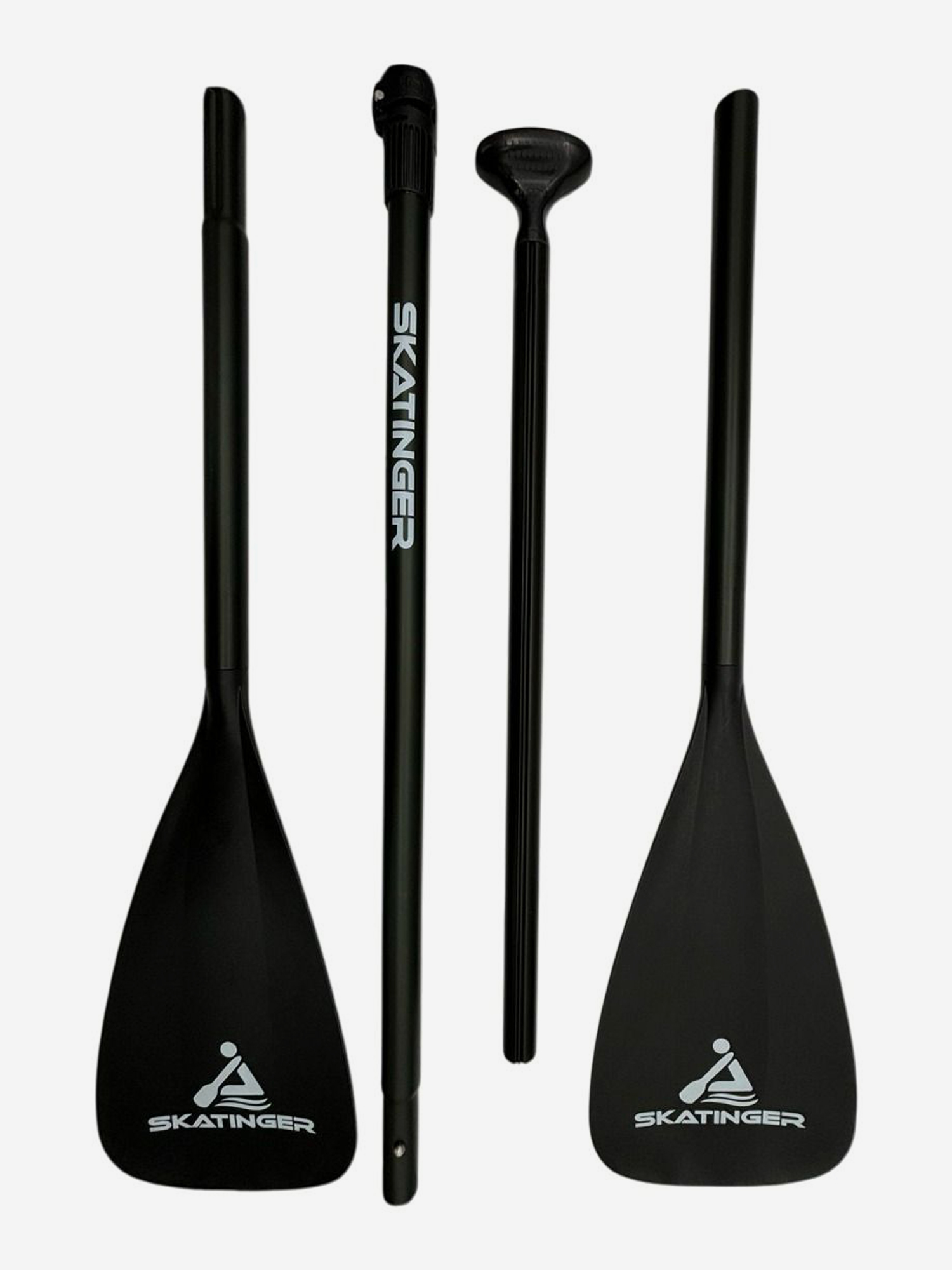 

Весло для SUP-доски SKATINGER, алюминиевое, цвет Черный, 4-х секционное, Черный