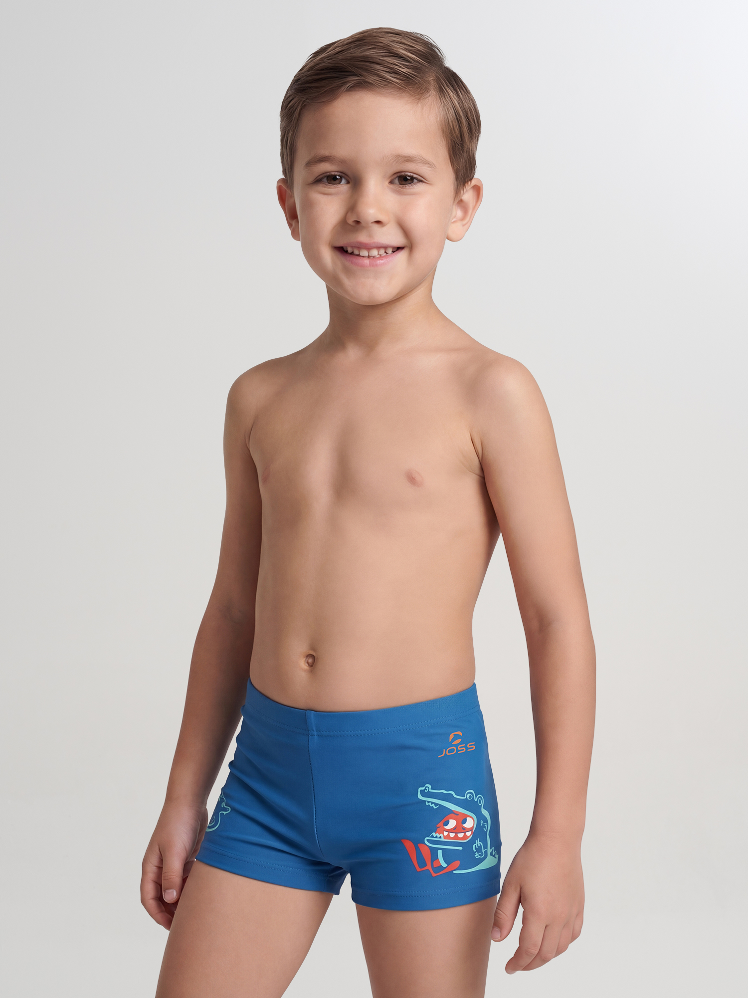 Изображение товара Плавки-шорты для мальчиков Joss сделаны из гипоаллергенной ткани с регулируемым поясом Изображение товара Плавки-шорты для мальчиков Joss сделаны из гипоаллергенной ткани с регулируемым поясом