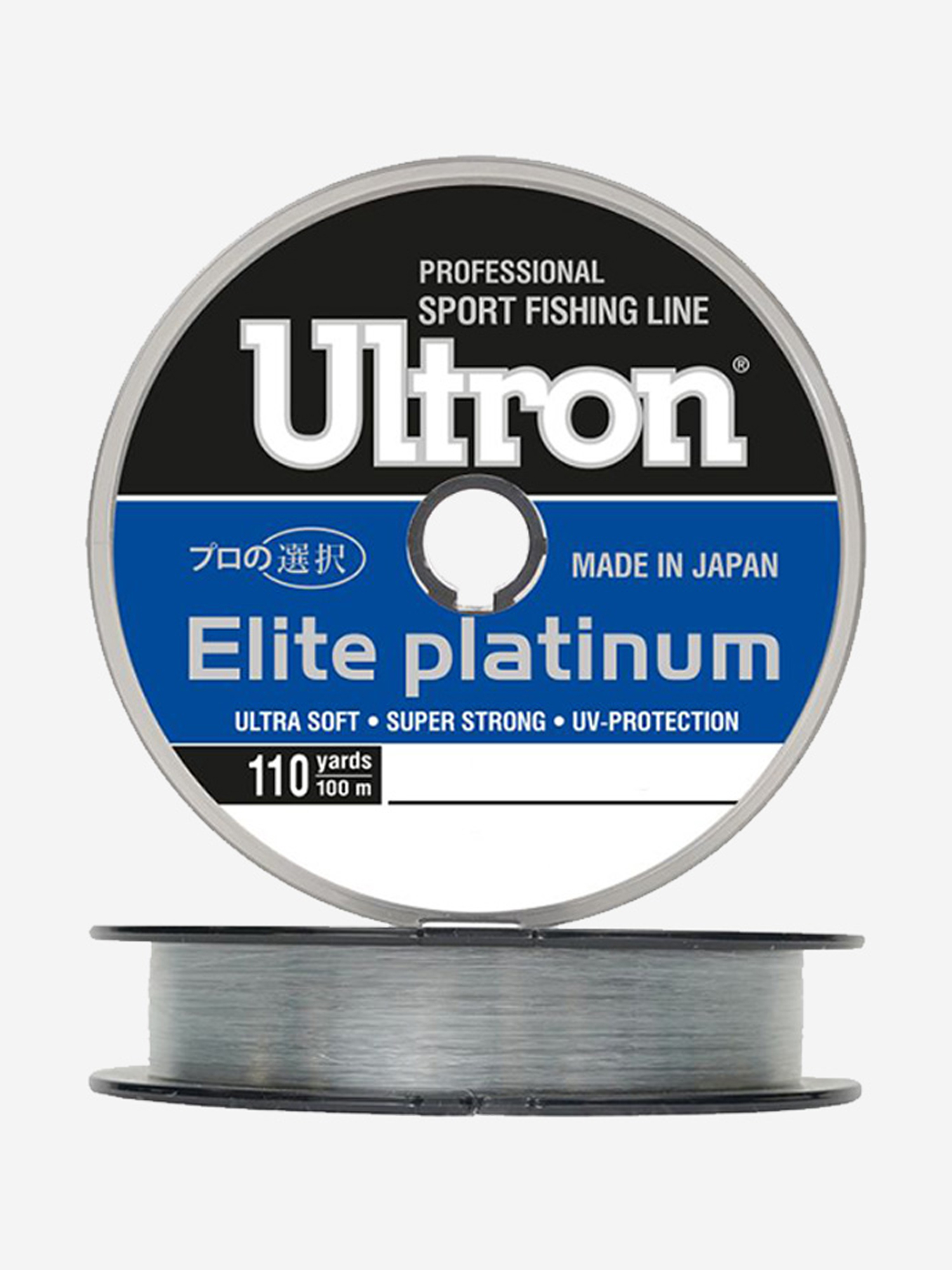 

Монофильная леска для рыбалки ULTRON Elite Platinum 0,25 мм, 100 м, 7,0 кг, серебряная, 1 штука, Серебряный