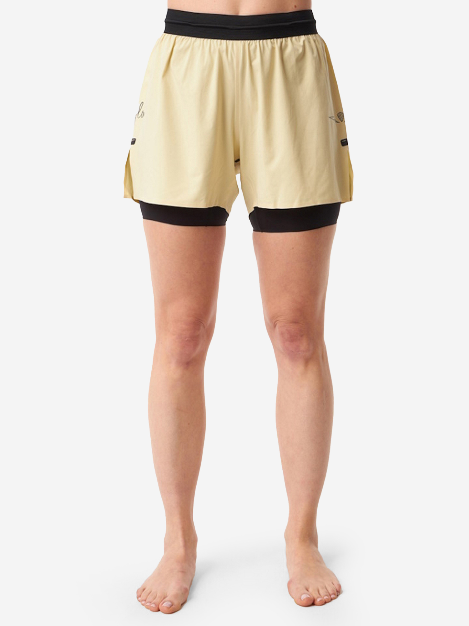 

ШОРТЫ С ПОЯСОМ ЖЕНСКИЕ ELEVATE SHORT 5 | YELLOW, Желтый