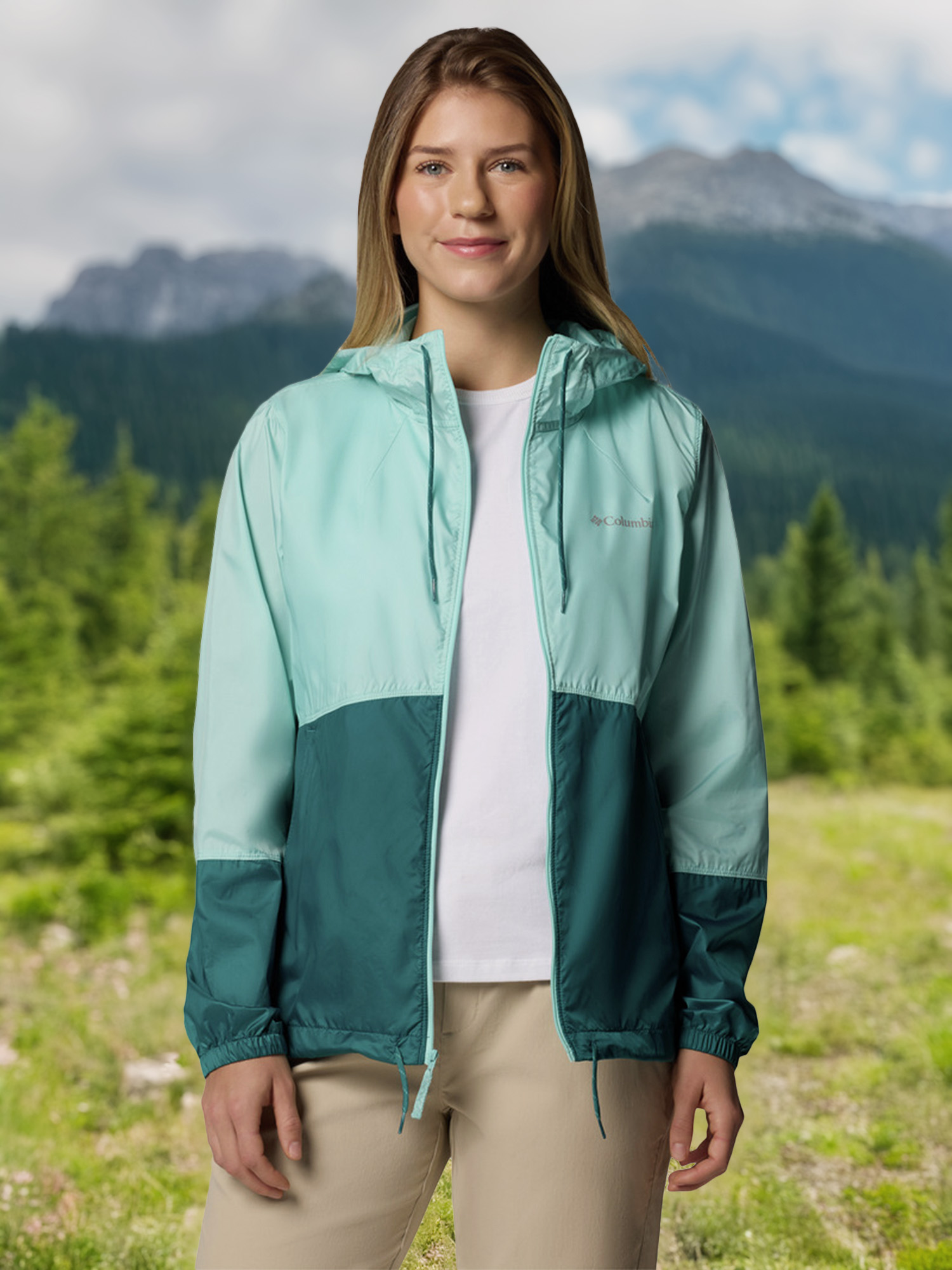 

Ветровка женская Columbia Flash Forward II Windbreaker, Голубой